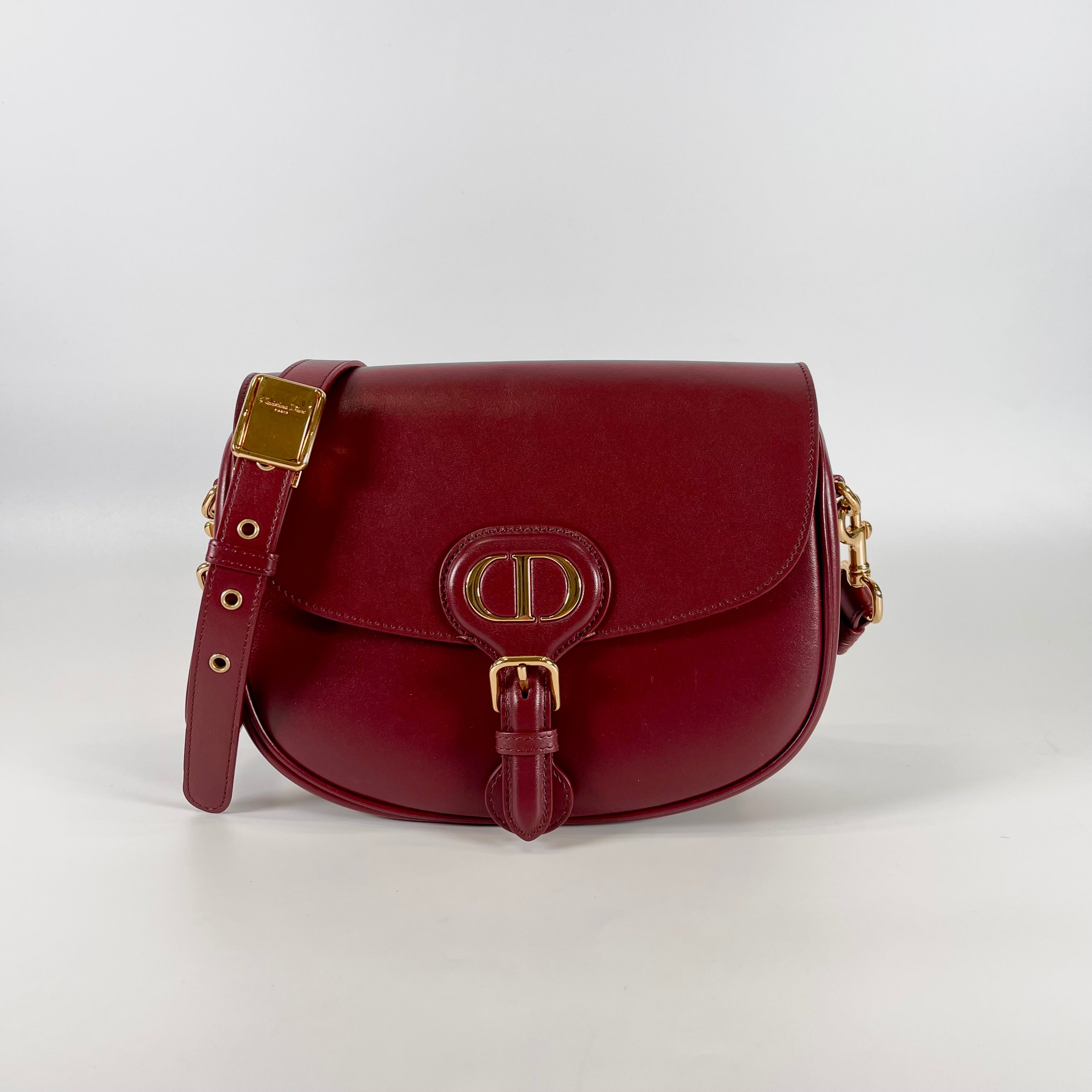 2601 secondhand ChristianDior Bobby Shoulder bag leather Bordeaux