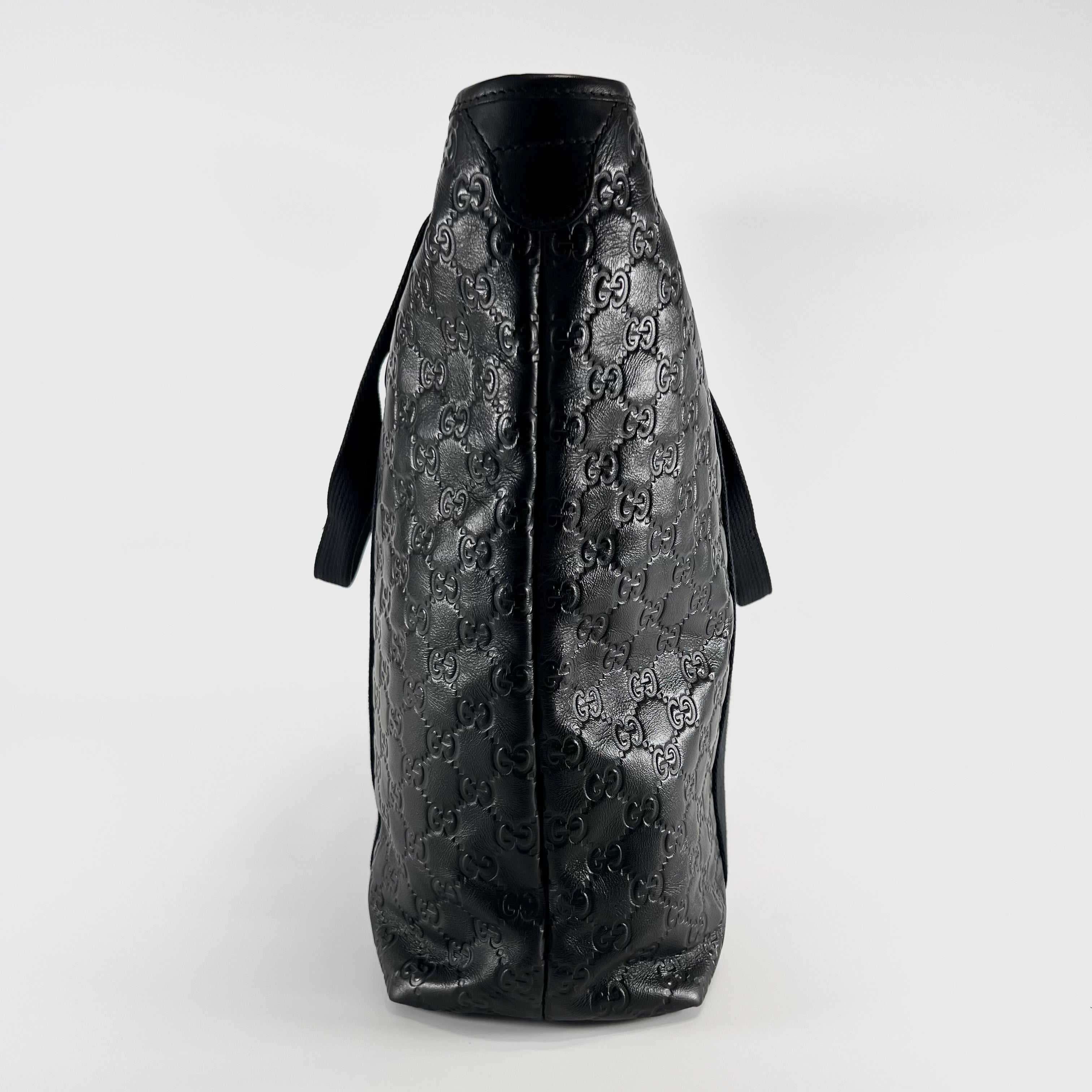 2605 secondhand GUCCI GG Island Tote Bag black