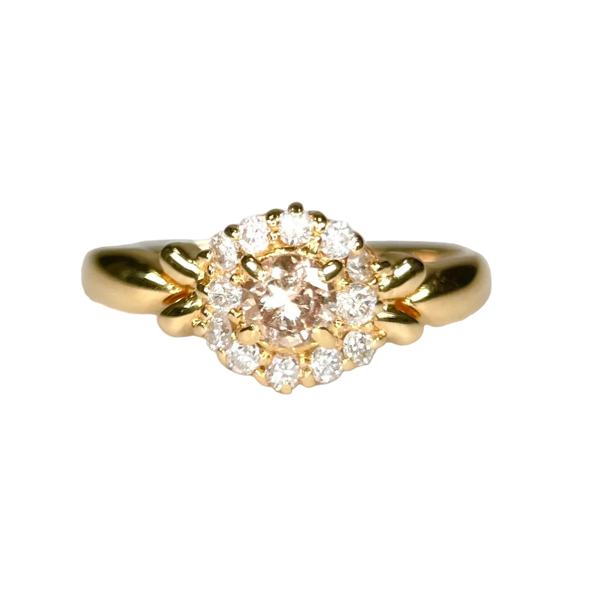 2602 secondhand ring K18 Diamond ct:0.2 ct: g:2.3