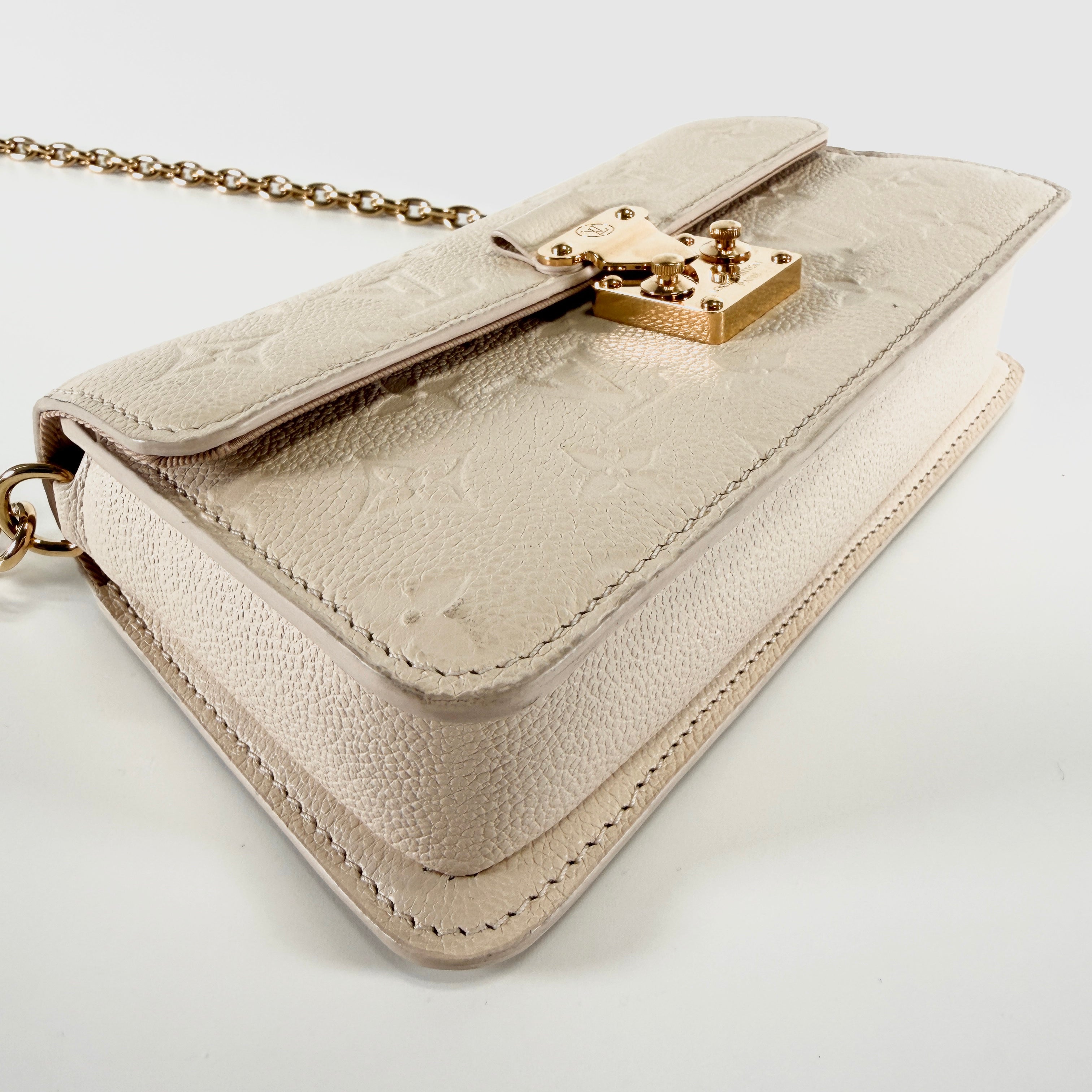 2605 secondhand LV Empreinte Wallet chain