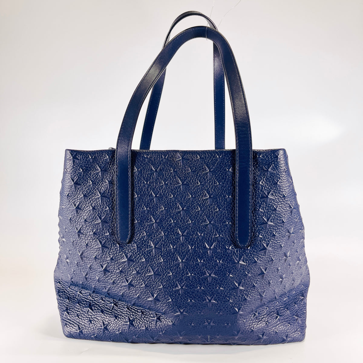 2607 secondhand JIMMYCHOO Tote Navy