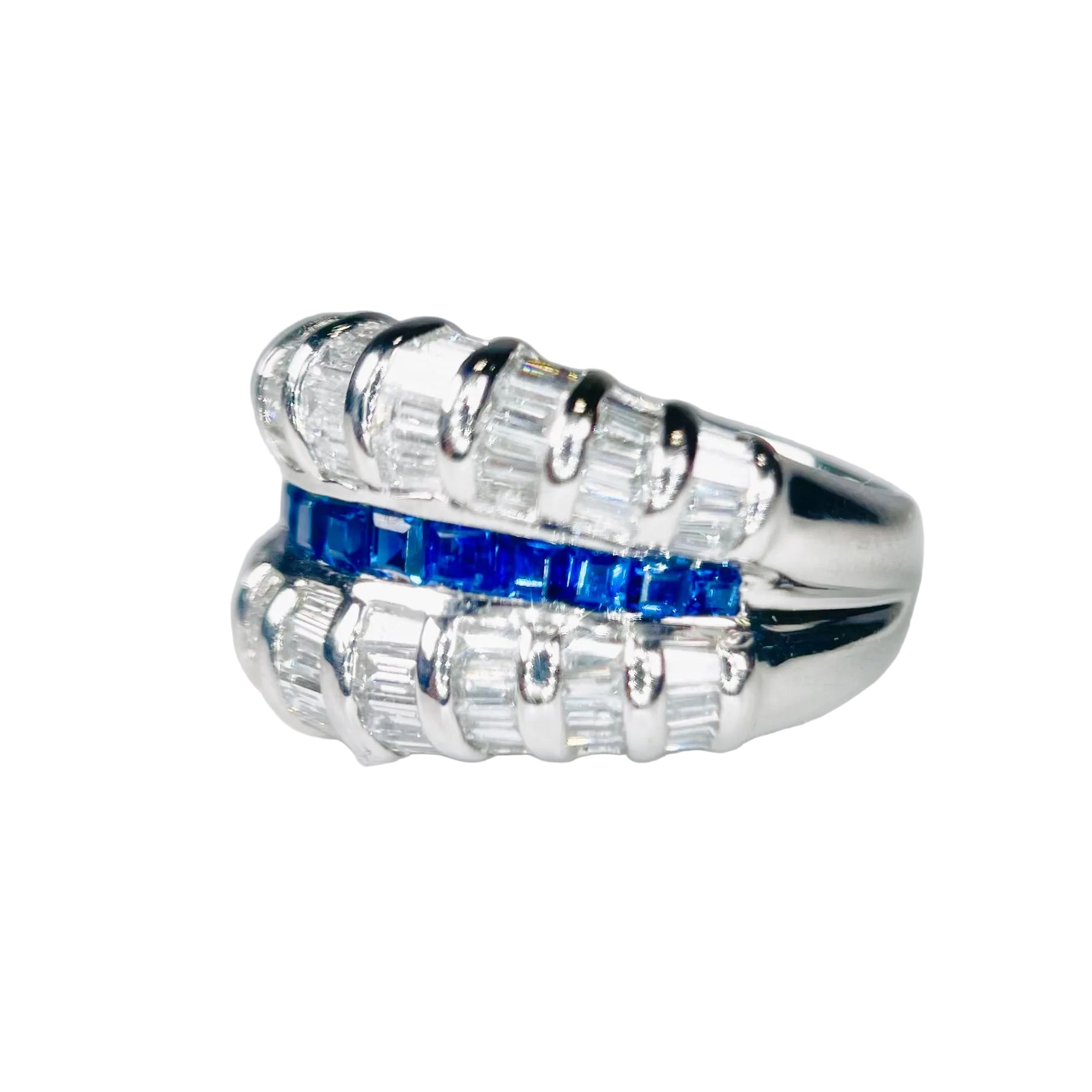2602 secondhand Pt900 S0.96ct/D2.10ct 16.5ｇ ＃14