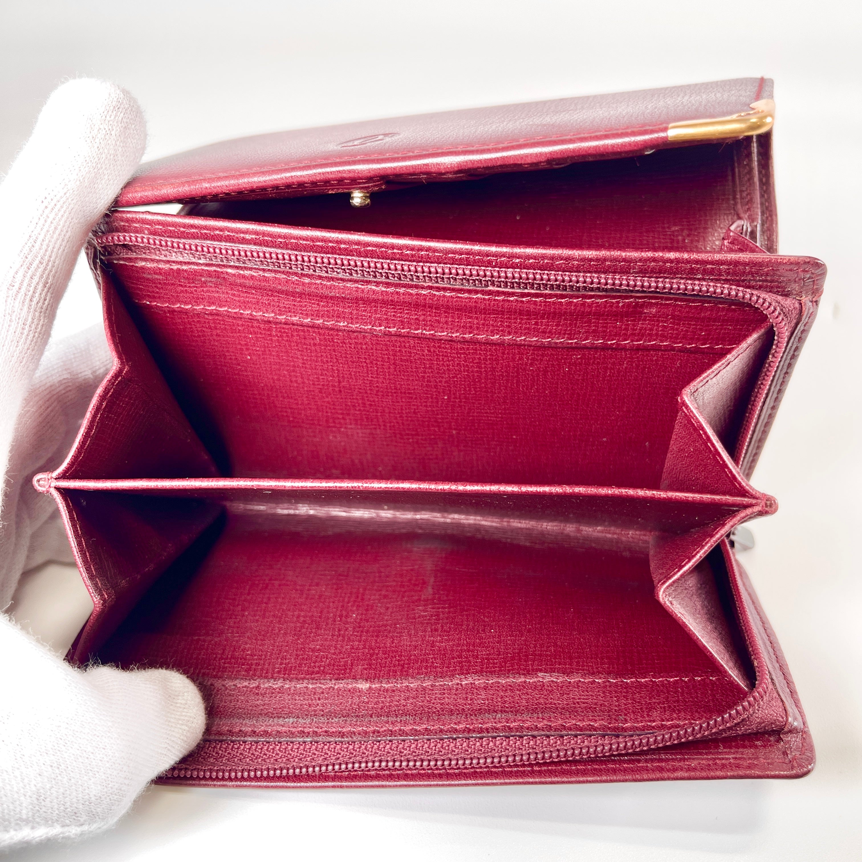 2603 secondhand CARTIER Bifold wallet