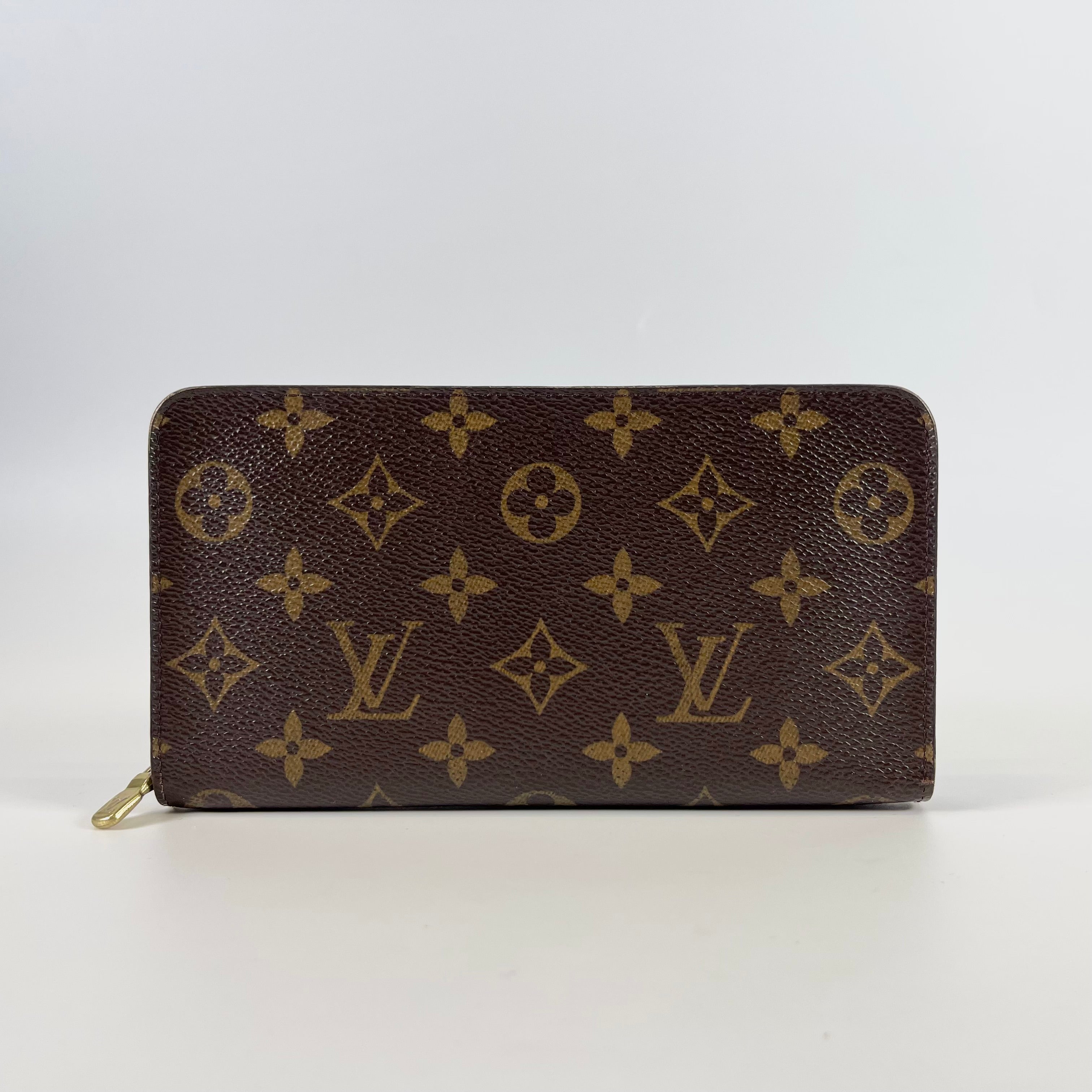 2505 Louis Vuitton Monogram Port Monaco Zip Round Zip Wallet