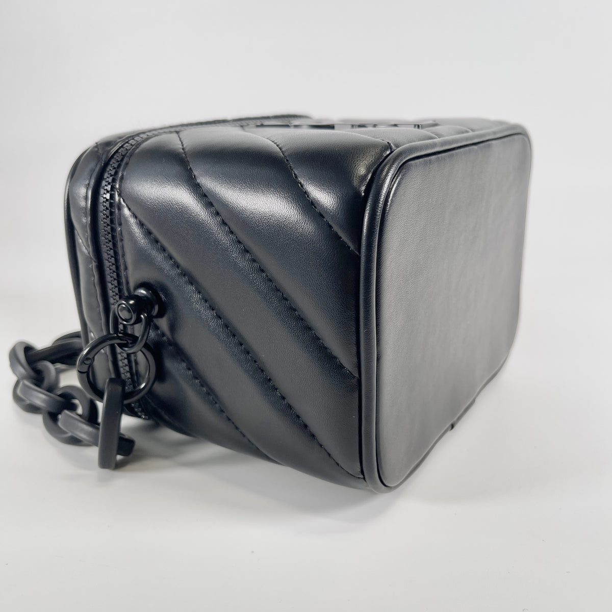 2608 secondhand SAINT LAURENT Vanity bag YSL quilting 2WAY BEAUTE line