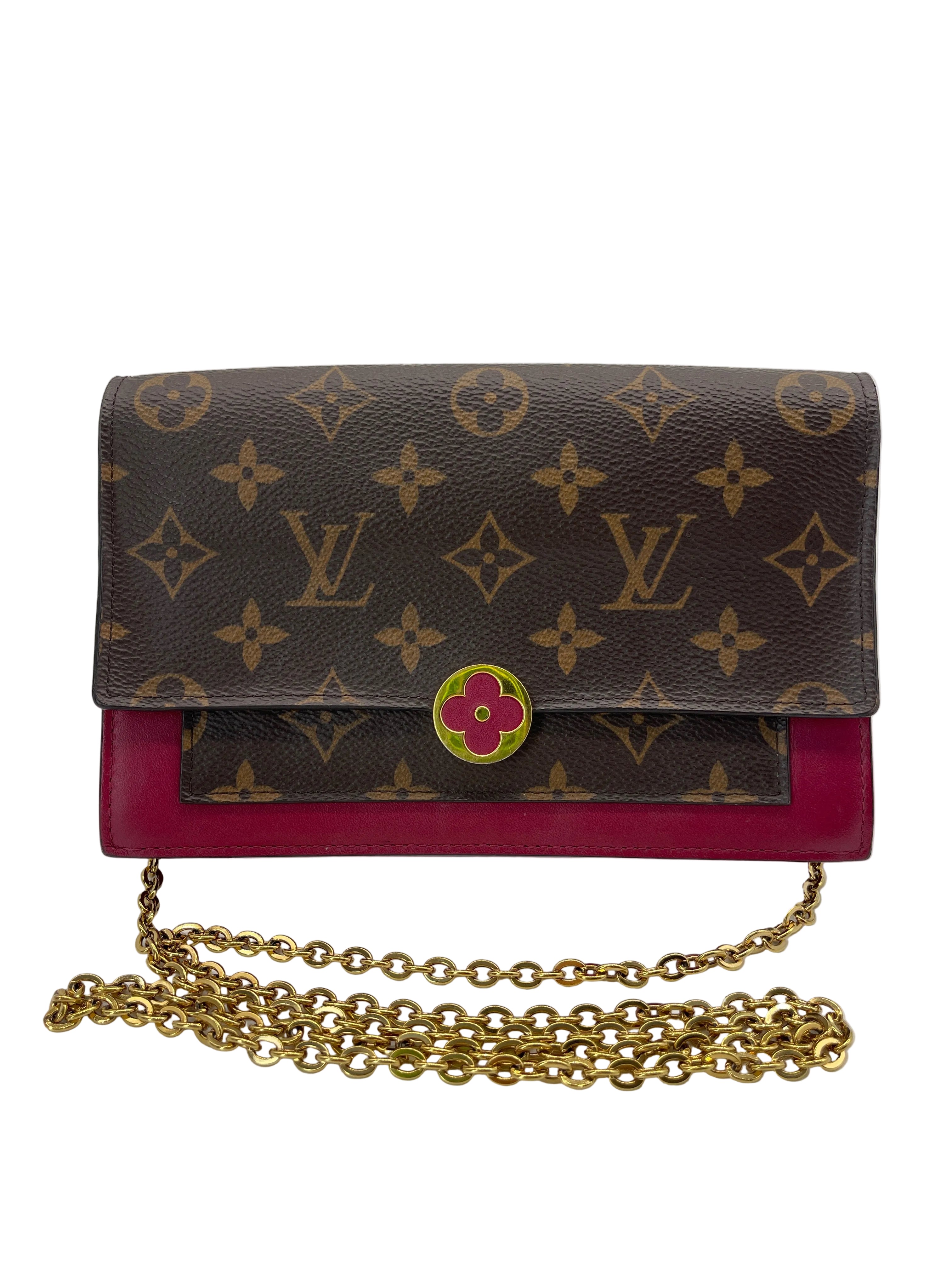 2510 Louis Vuitton Monogram Portefeuille Flor Fuchsia