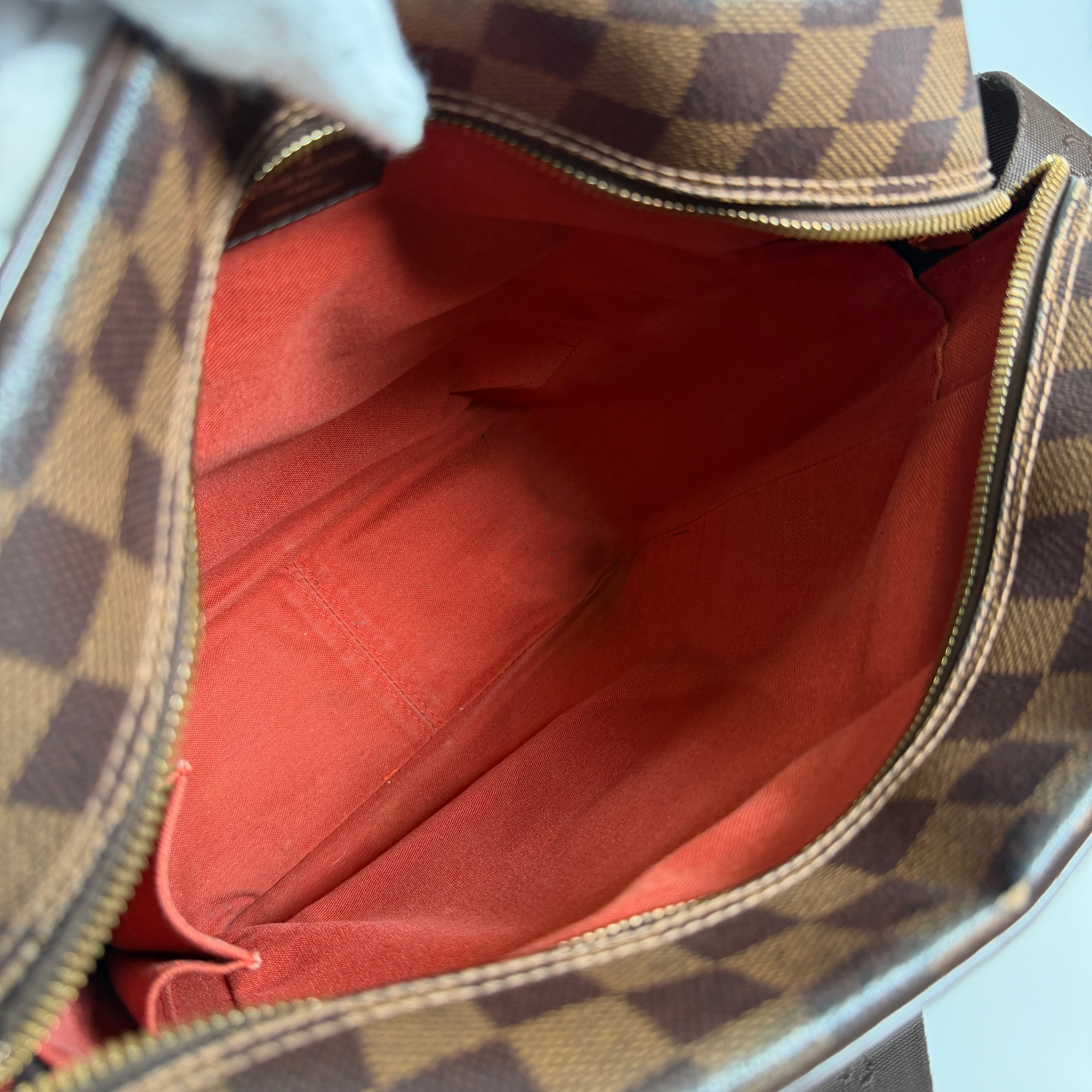 2607 secondhand LV Damier Olaf MM