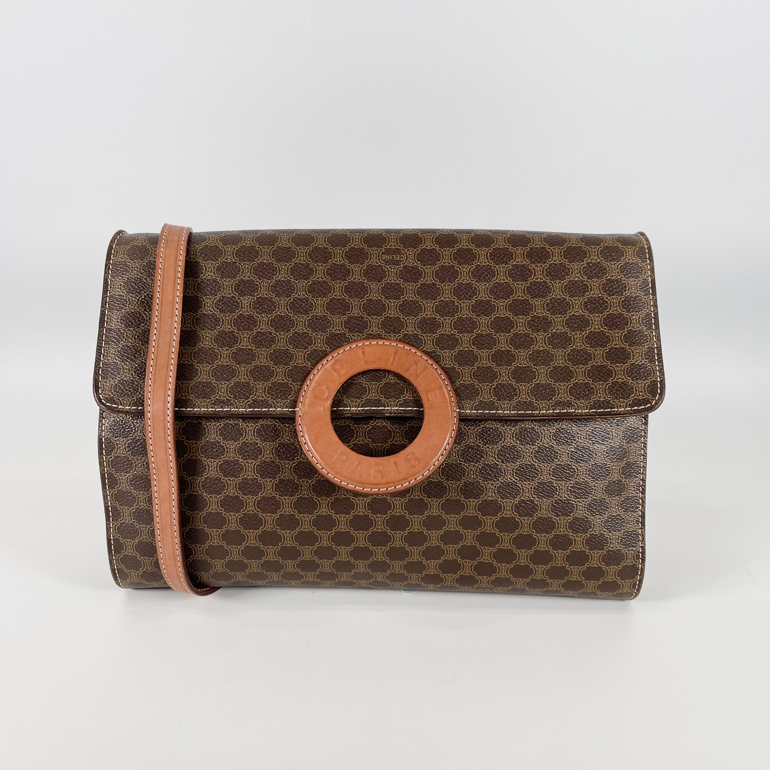2602 secondhand CELINE Macadam Shoulder bag