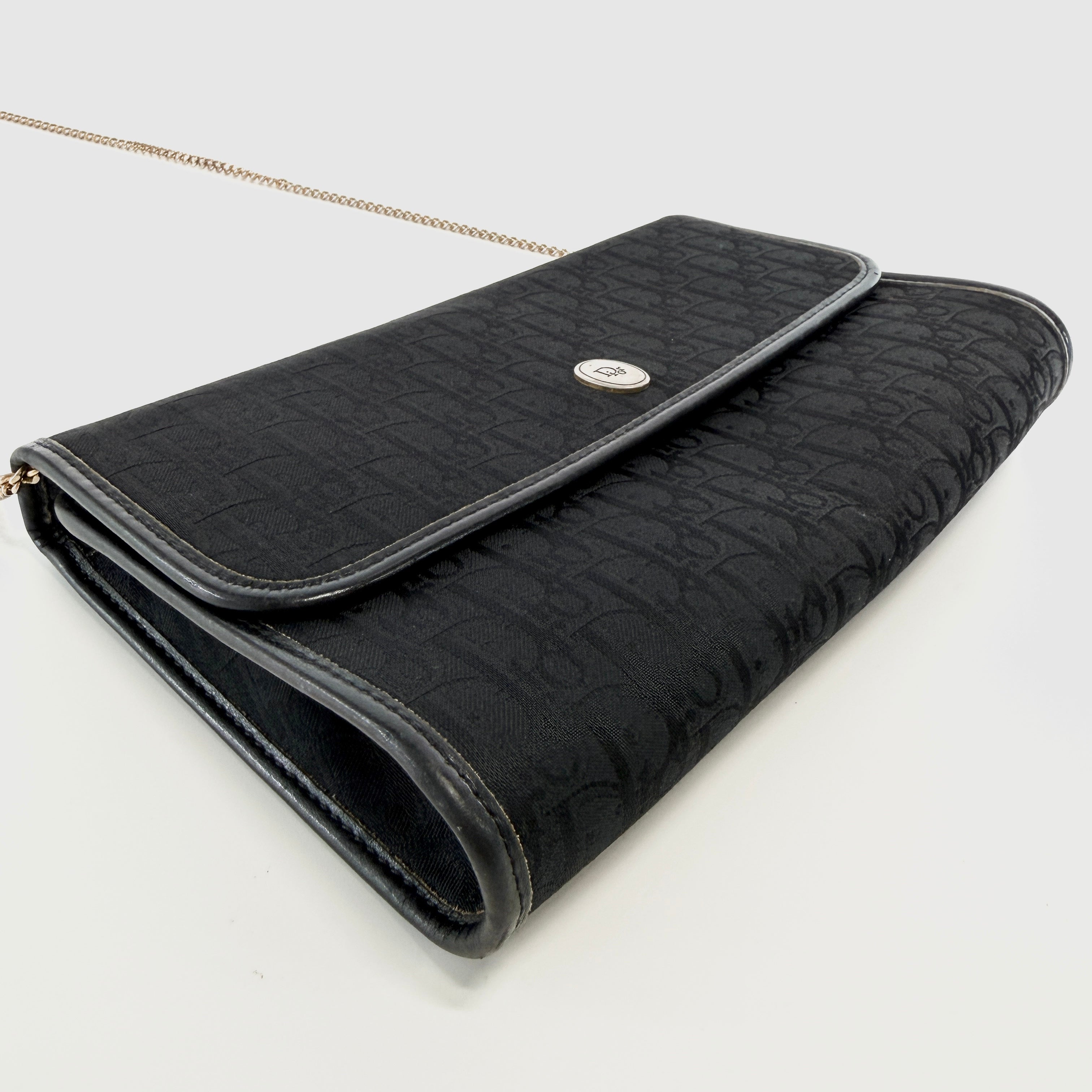 2608 secondhand CD Trotter Chain Shoulder Bag