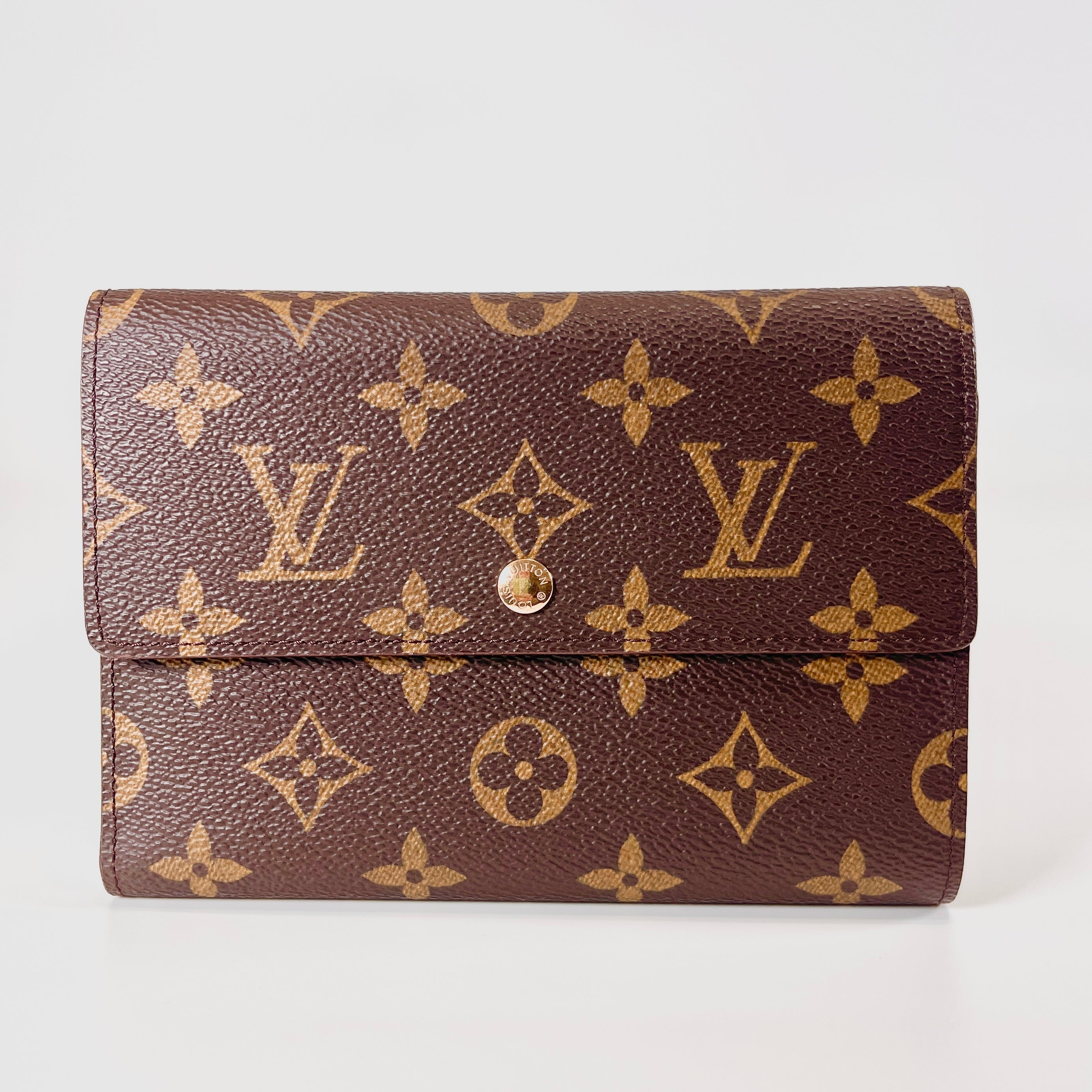 2603 secondhand LV Wallet M61202 Porto Tre Zoll Etui Papier SP0997 80