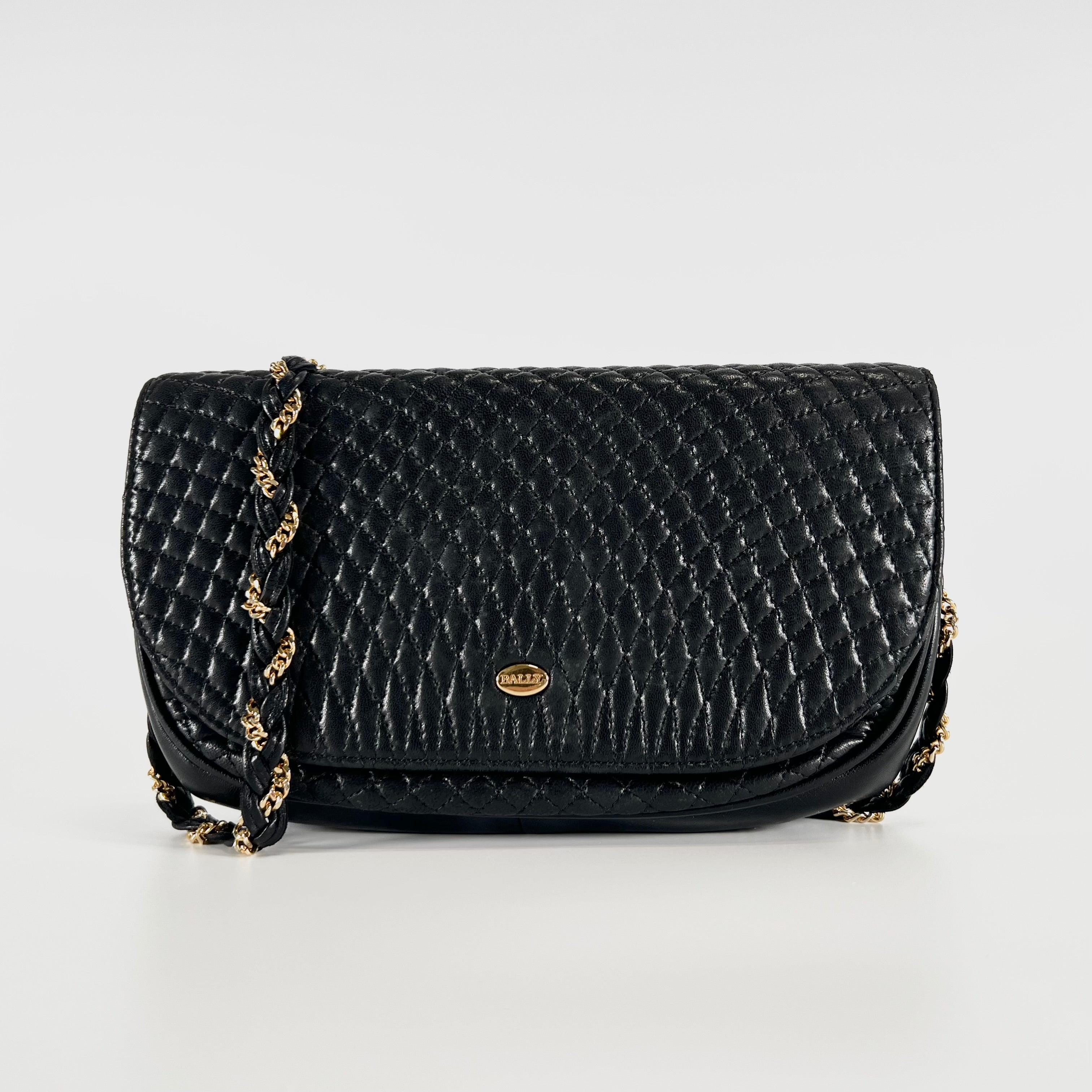 2606 secondhand BALLY Chain Shoulder Bag
