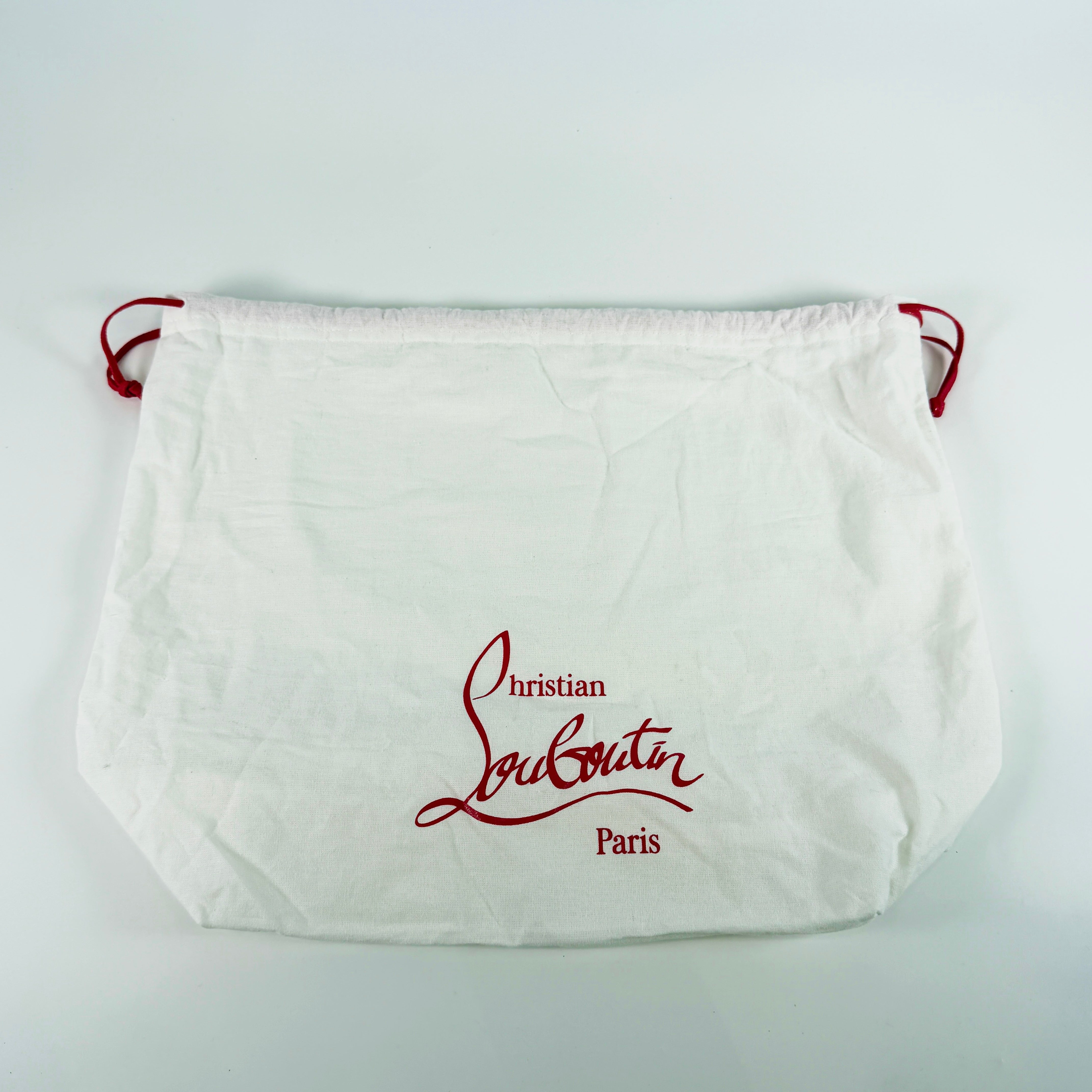 2606 secondhand Christian Louboutin shoulder straw