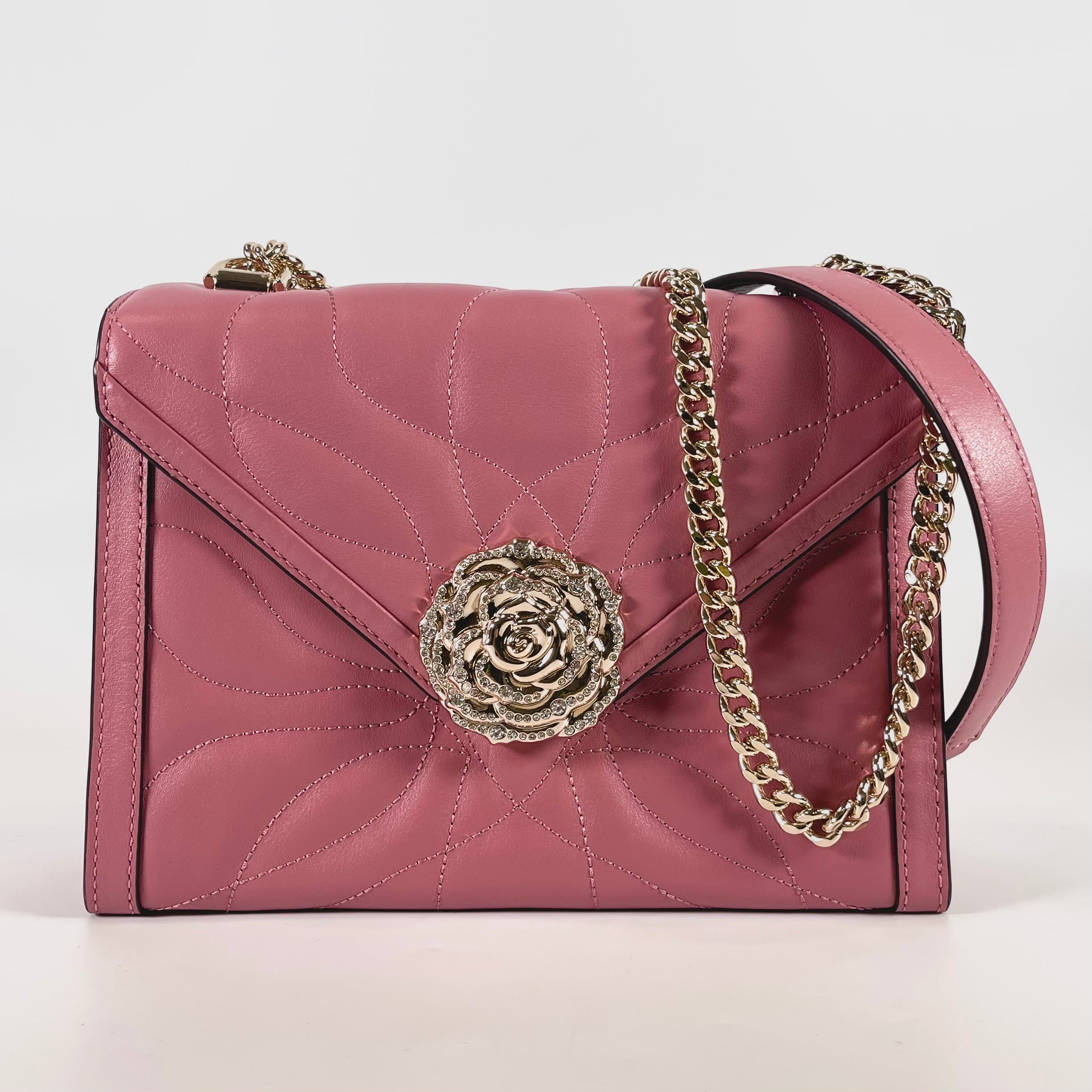2602 secondhand MICHAEL KORS Whitney Rose quilting bar