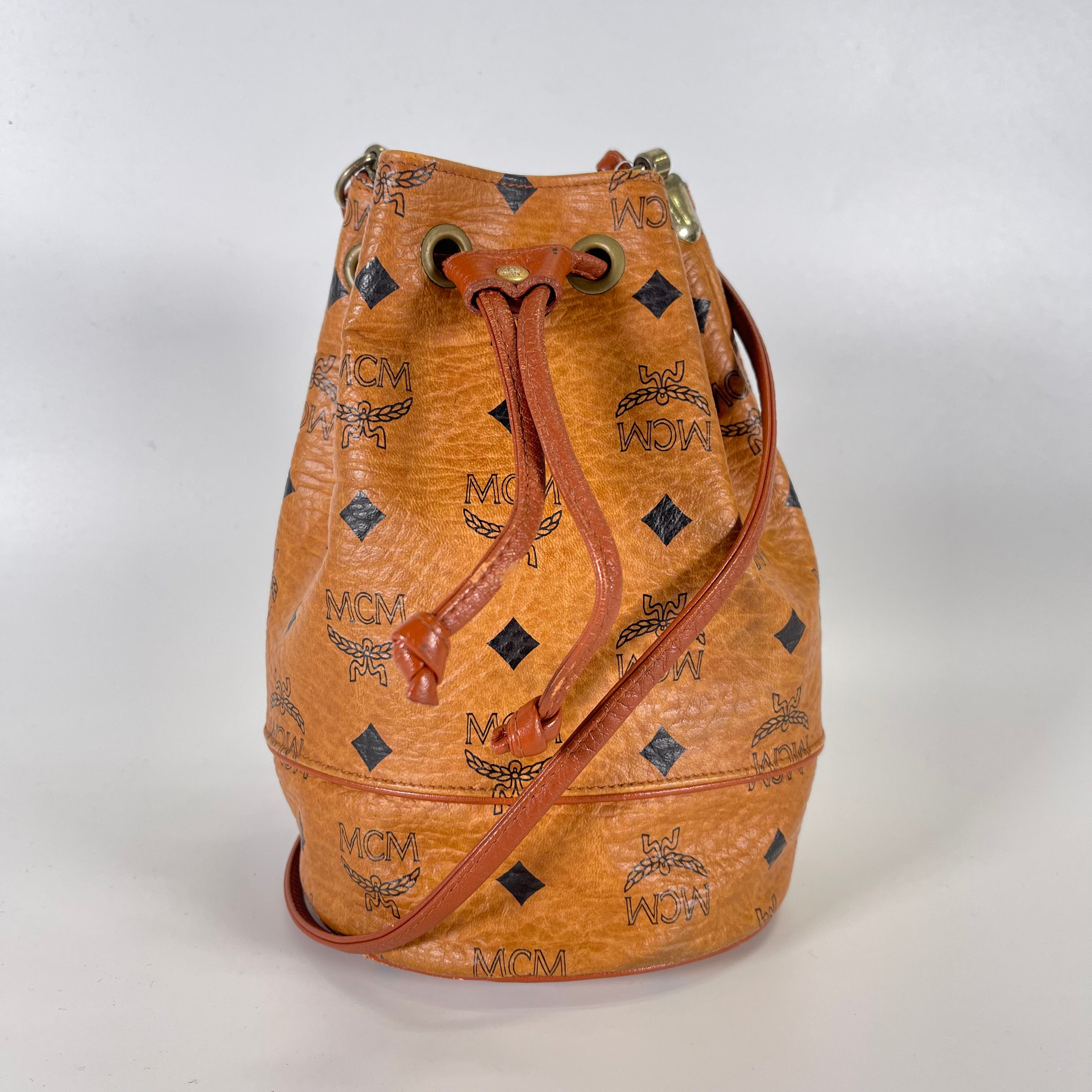 2509 MCM MCM Drawstring Shoulder Bag