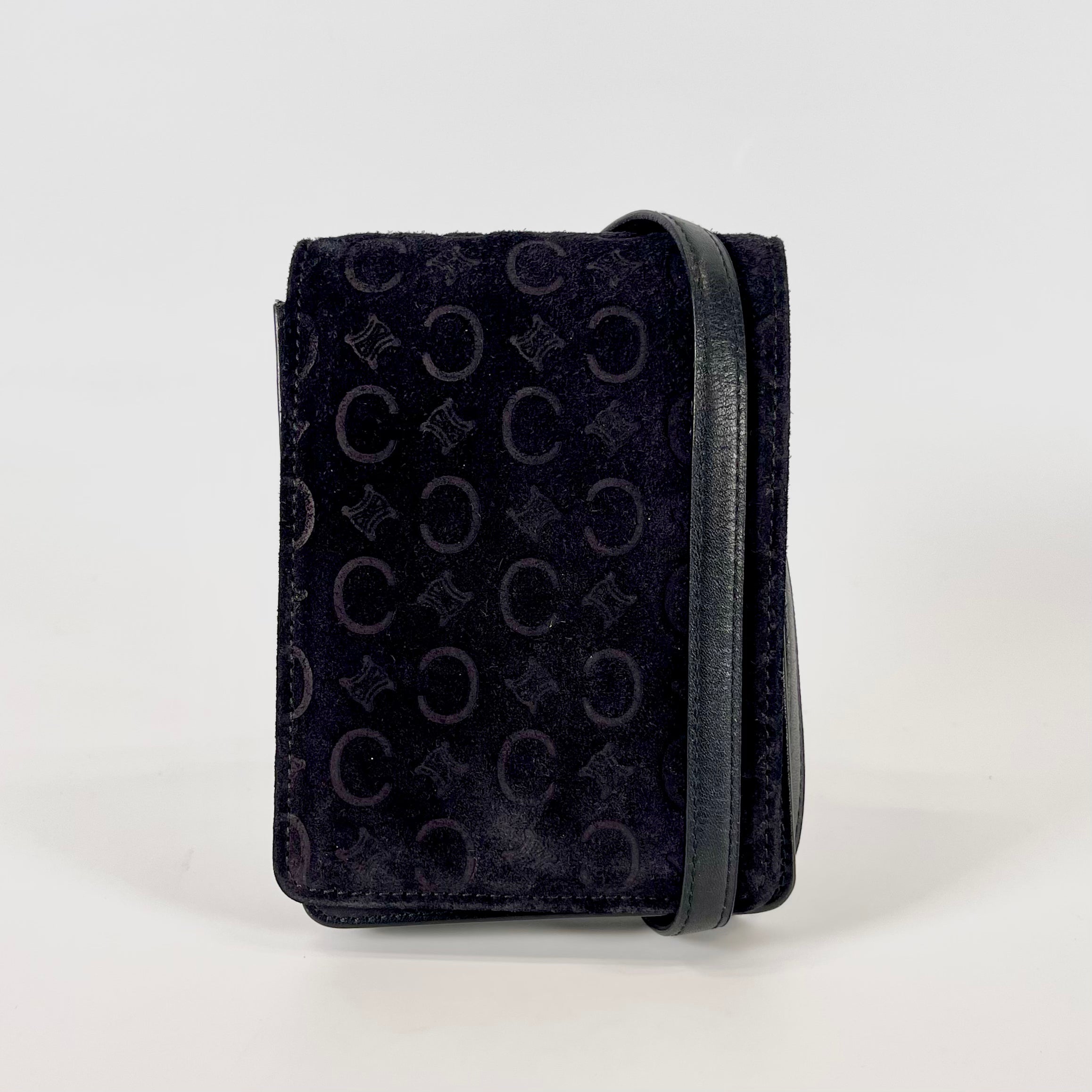 2512 secondhand  CELINE C Macadam shoulder pouch