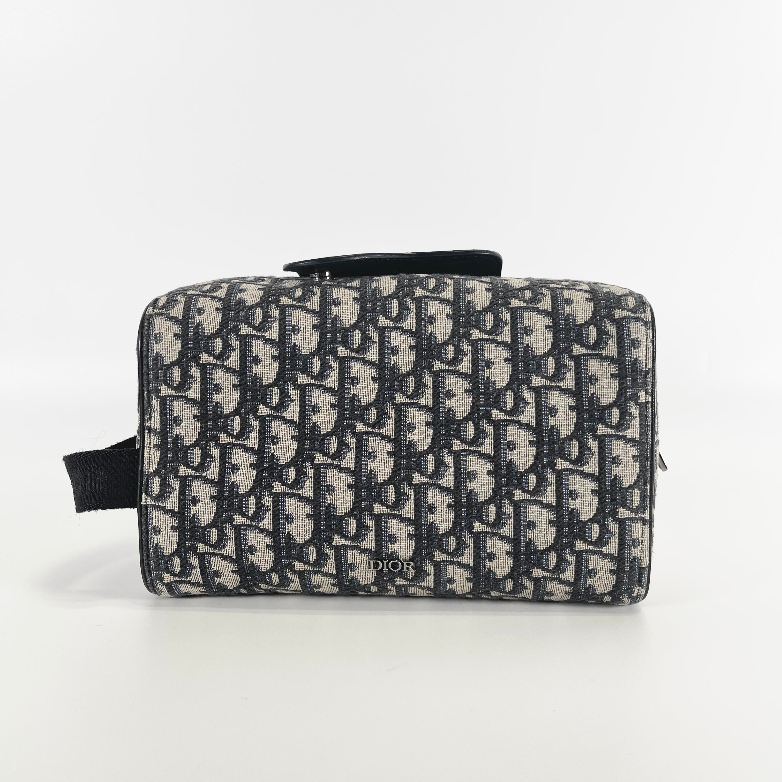 2507 Christian Dior Runco Pouch Blue