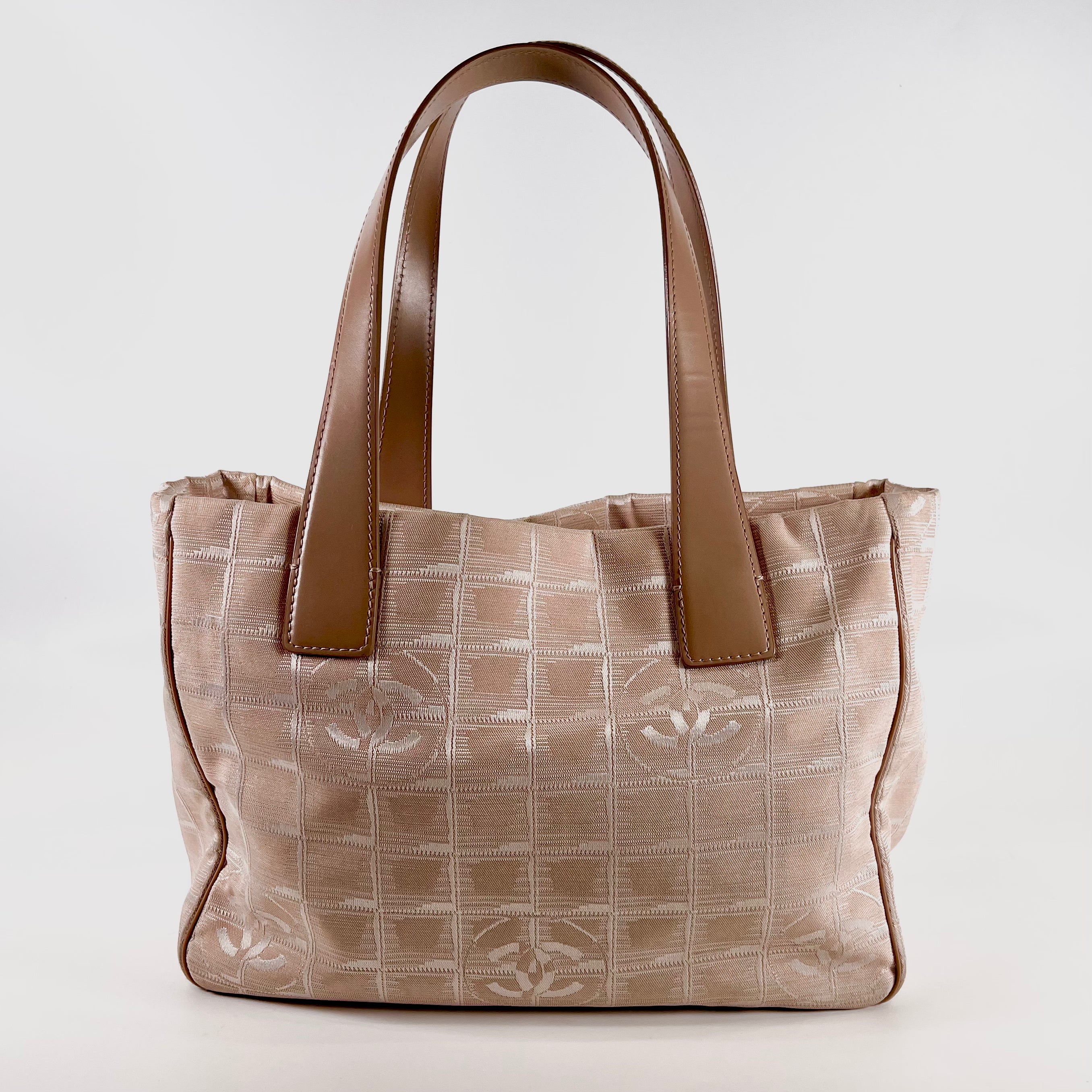 2602 secondhand CHANEL brand bag 20457 Toile Tote 8577839 beige
