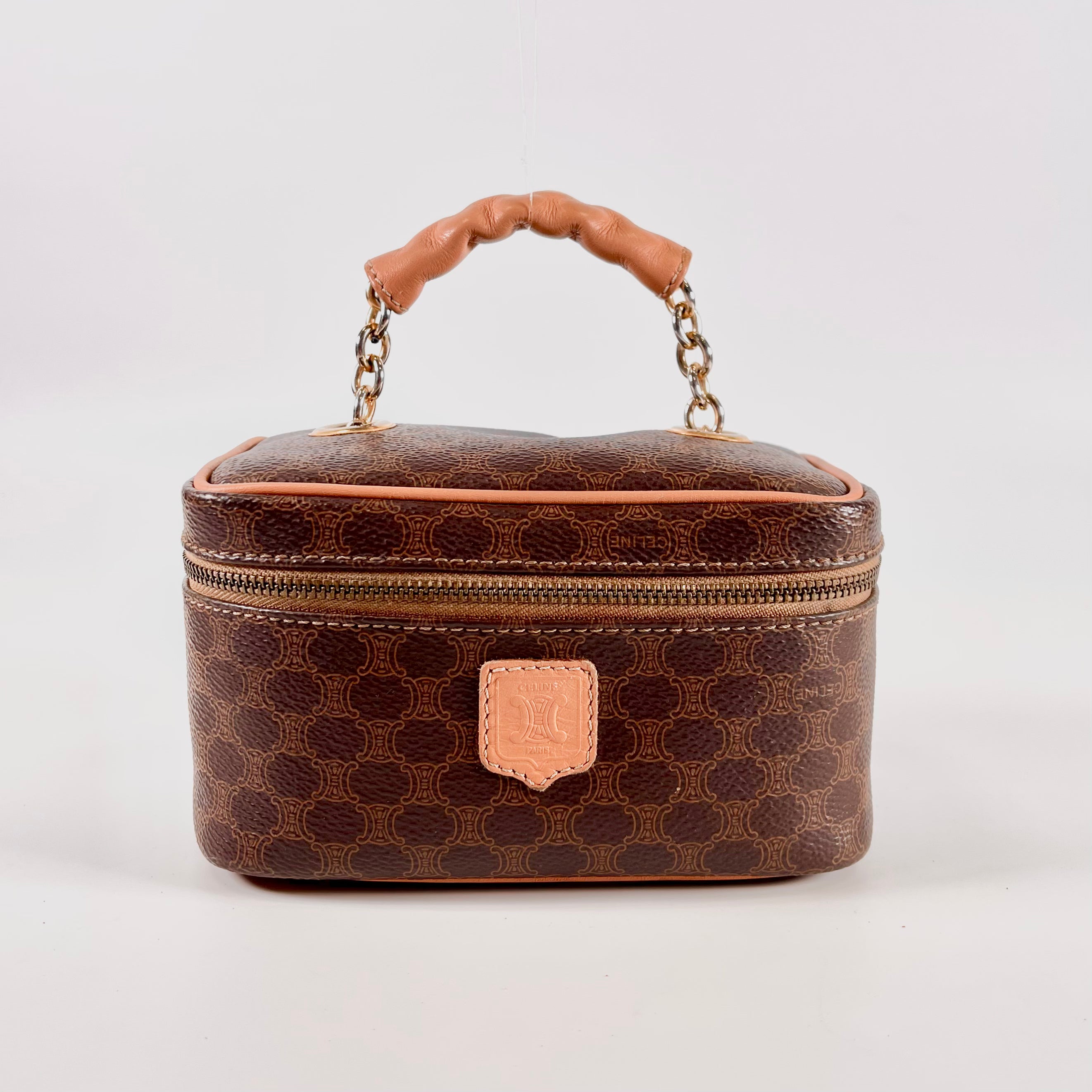 2602 secondhand CELINE Macadam mini Vanity bag