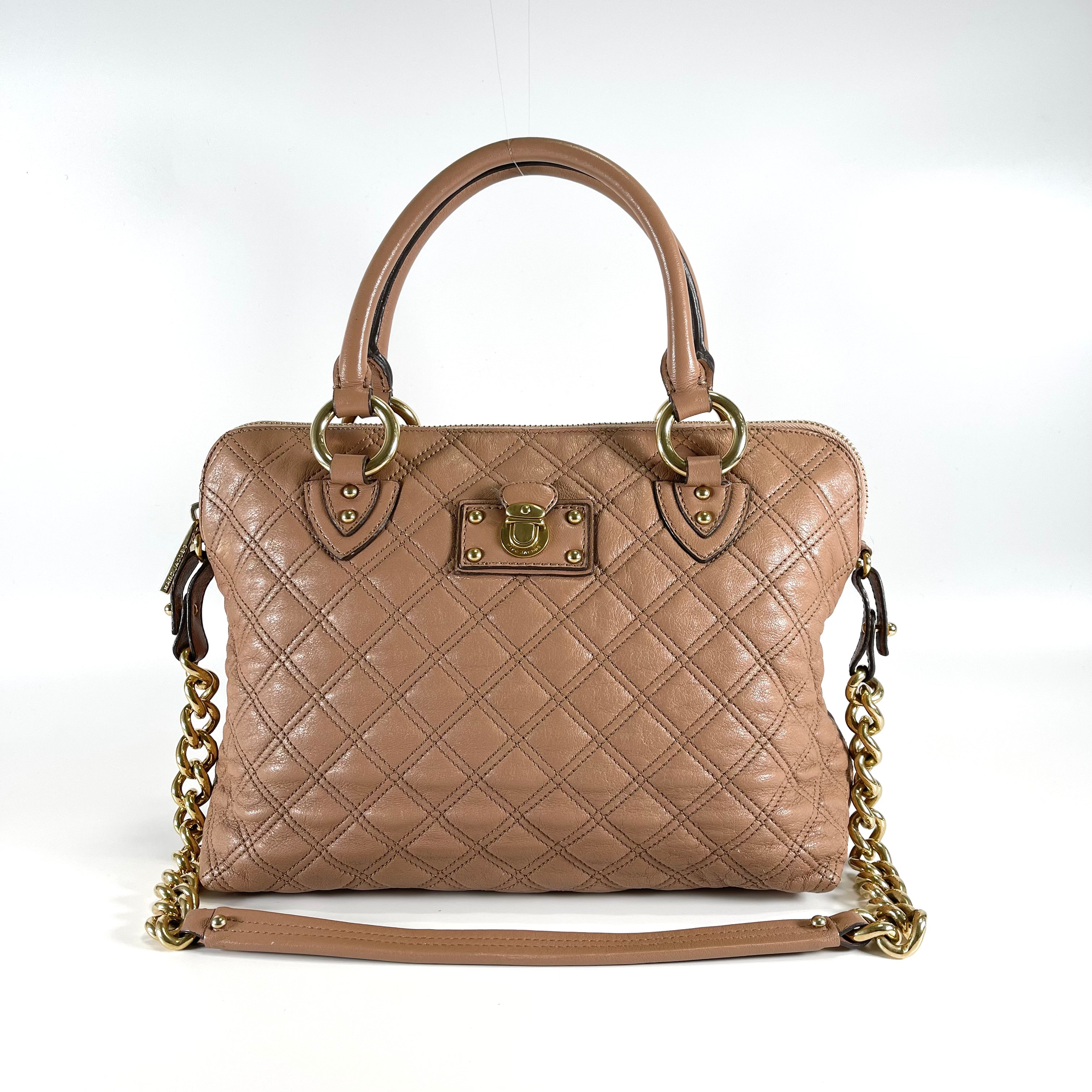 2601 MARCJACOBS leather 2WAY shoulder Brown