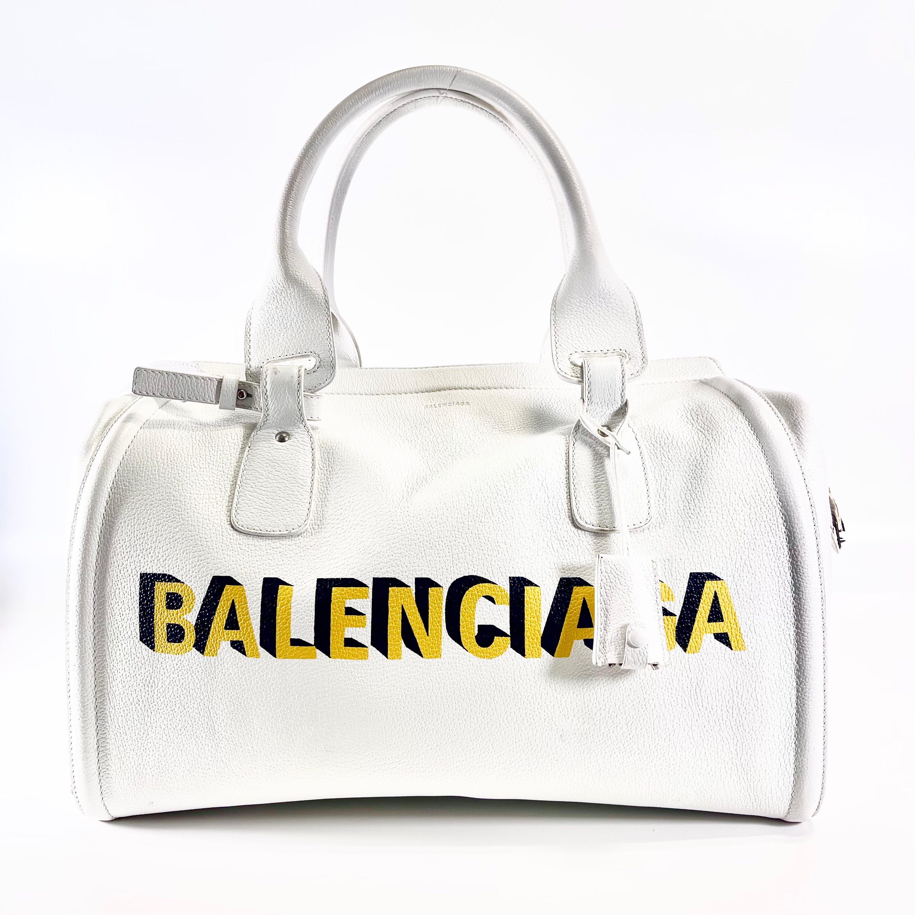 2603 secondhand BALENCIAGA Boston bag