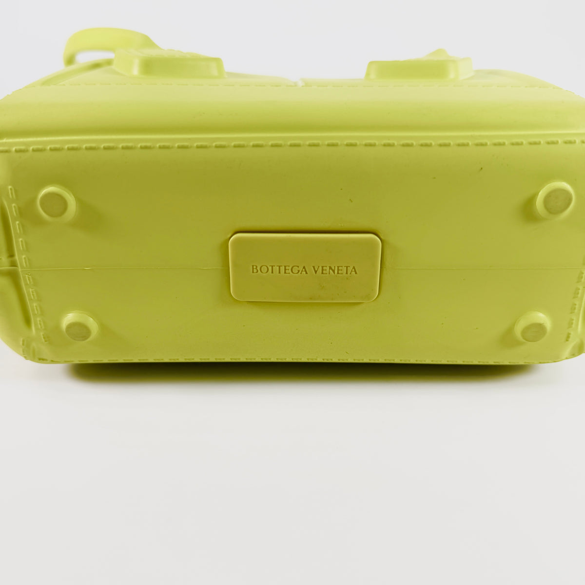 2607 secondhand BOTTEGAVENETA rubber hand Yellow