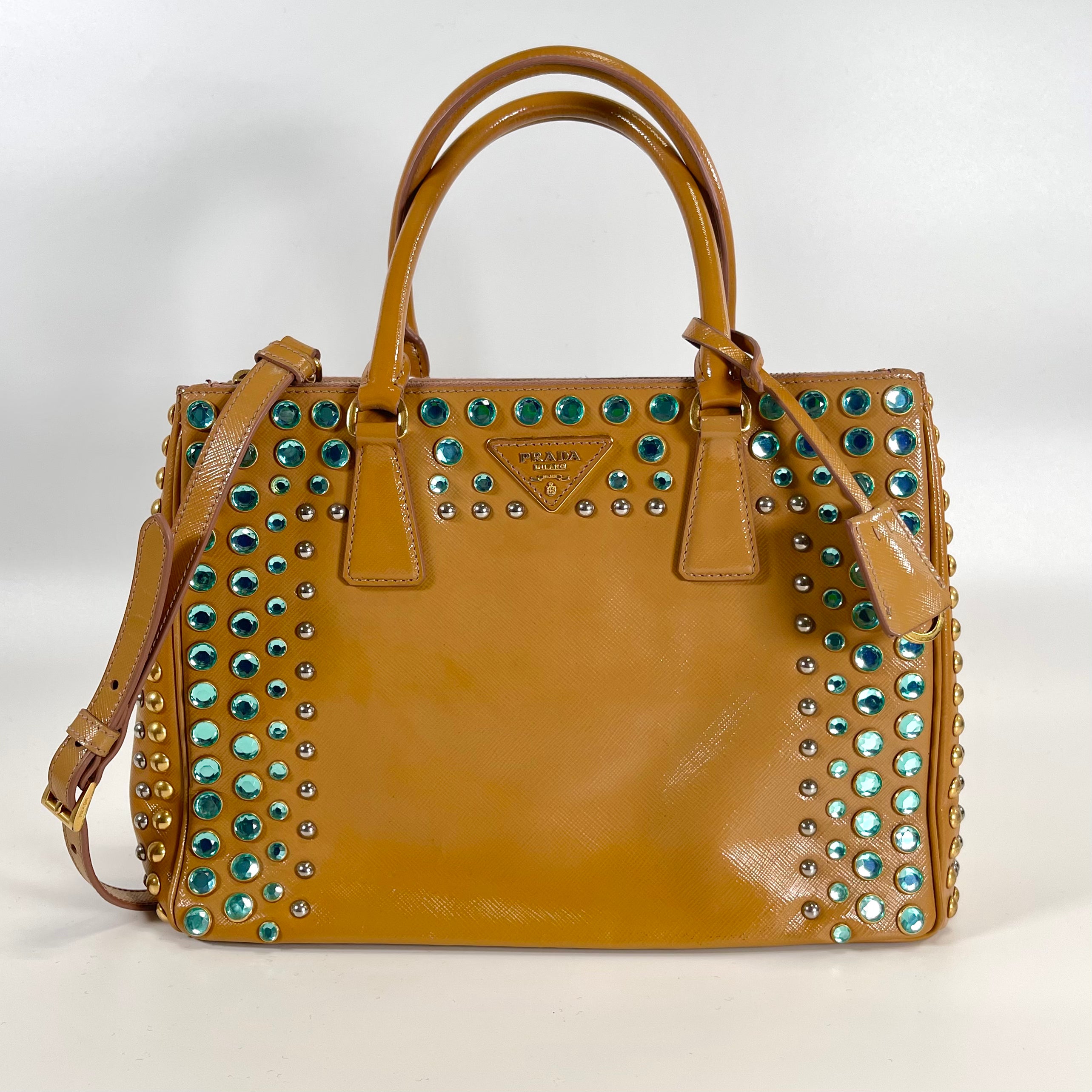 2511 PRADA Prada Patent 2-Way Bag