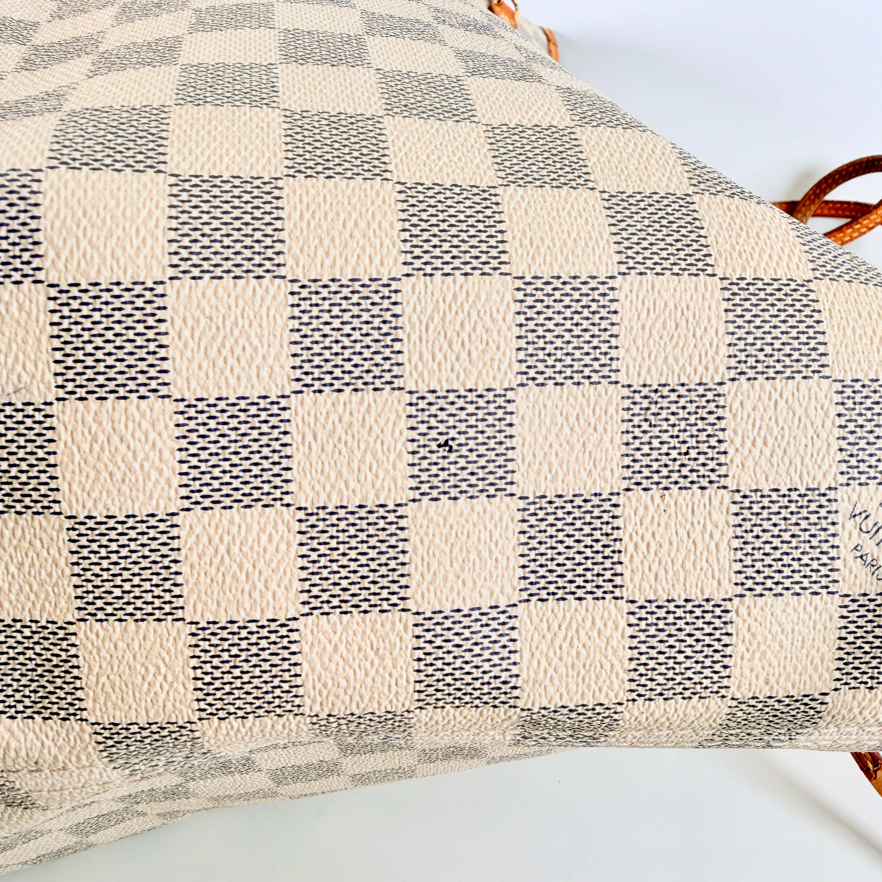 2606 secondhand LV Damier Azur Neverfull GM