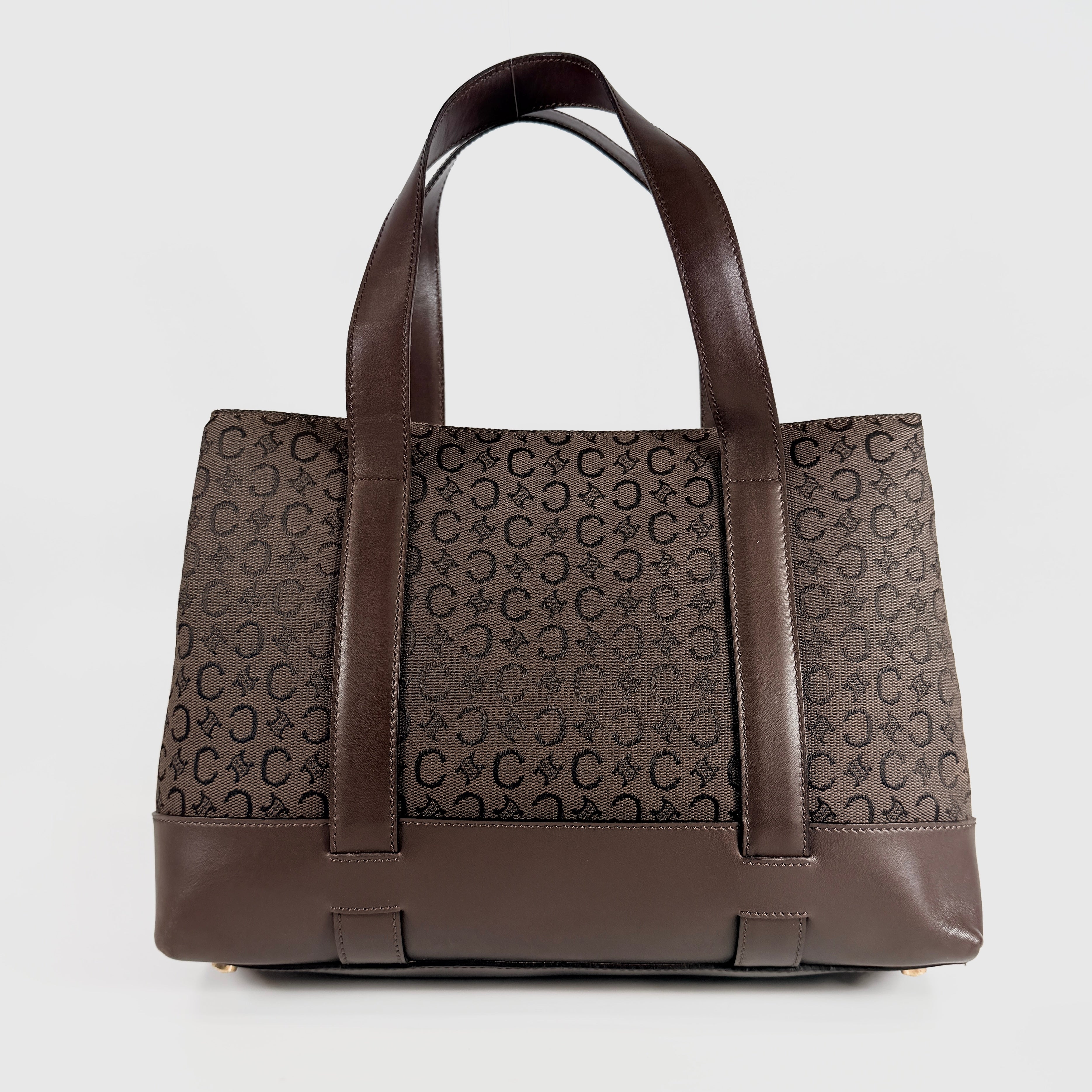 Celine C Macadam Canvas Tote Bag