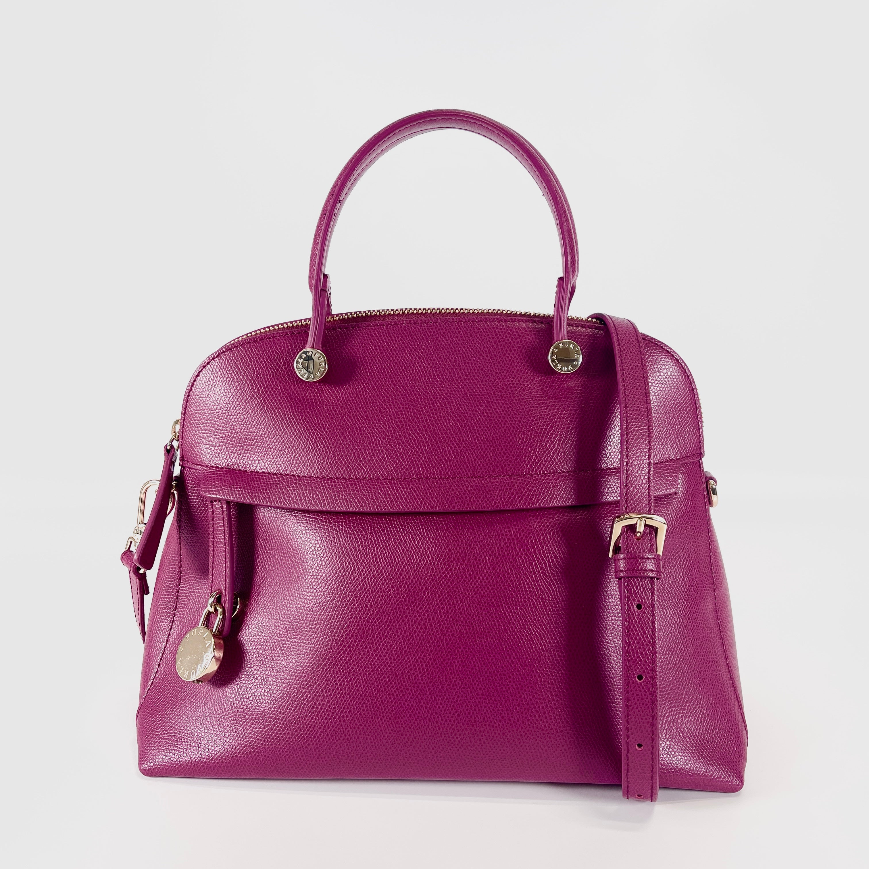 2604 secondhand FRURA brand bag hand purple
