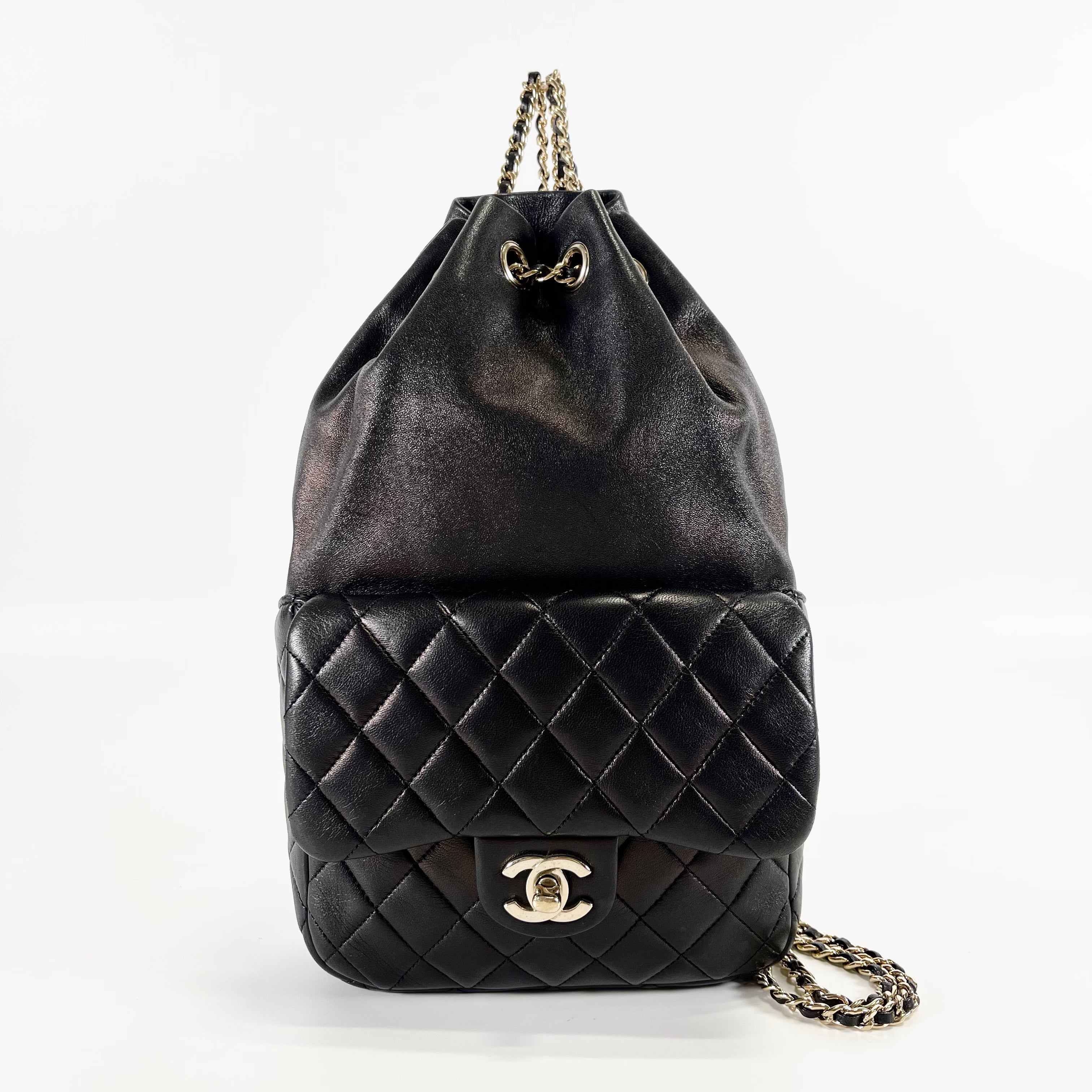2602 secondhand CHANEL lambskin backpack
