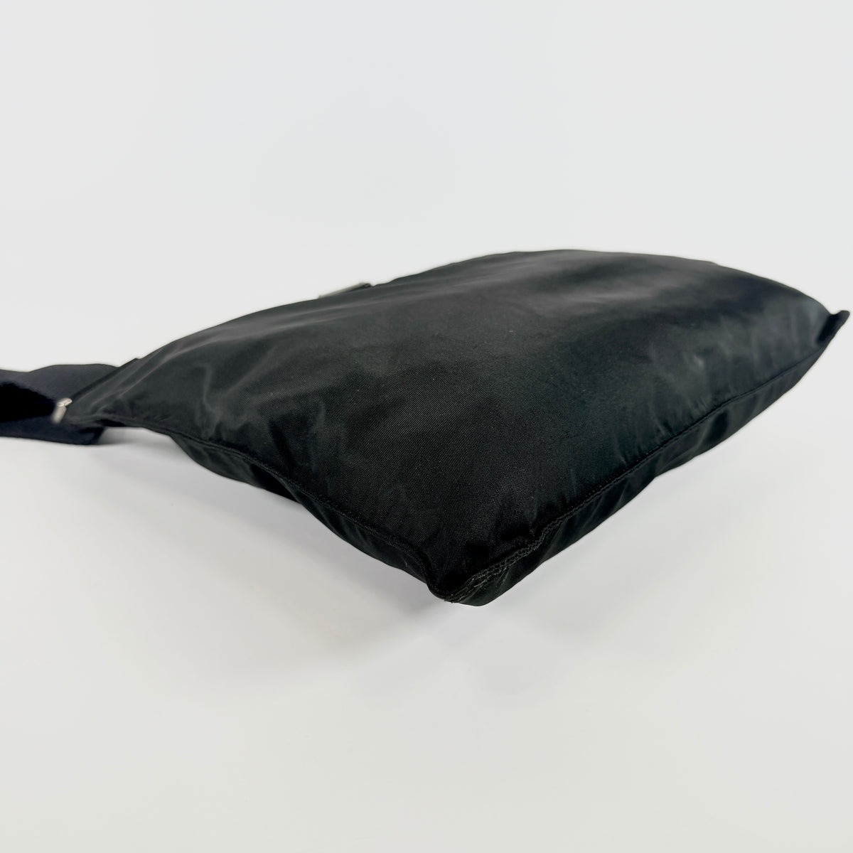 2607 secondhand PRADA Shoulder bag black nylon