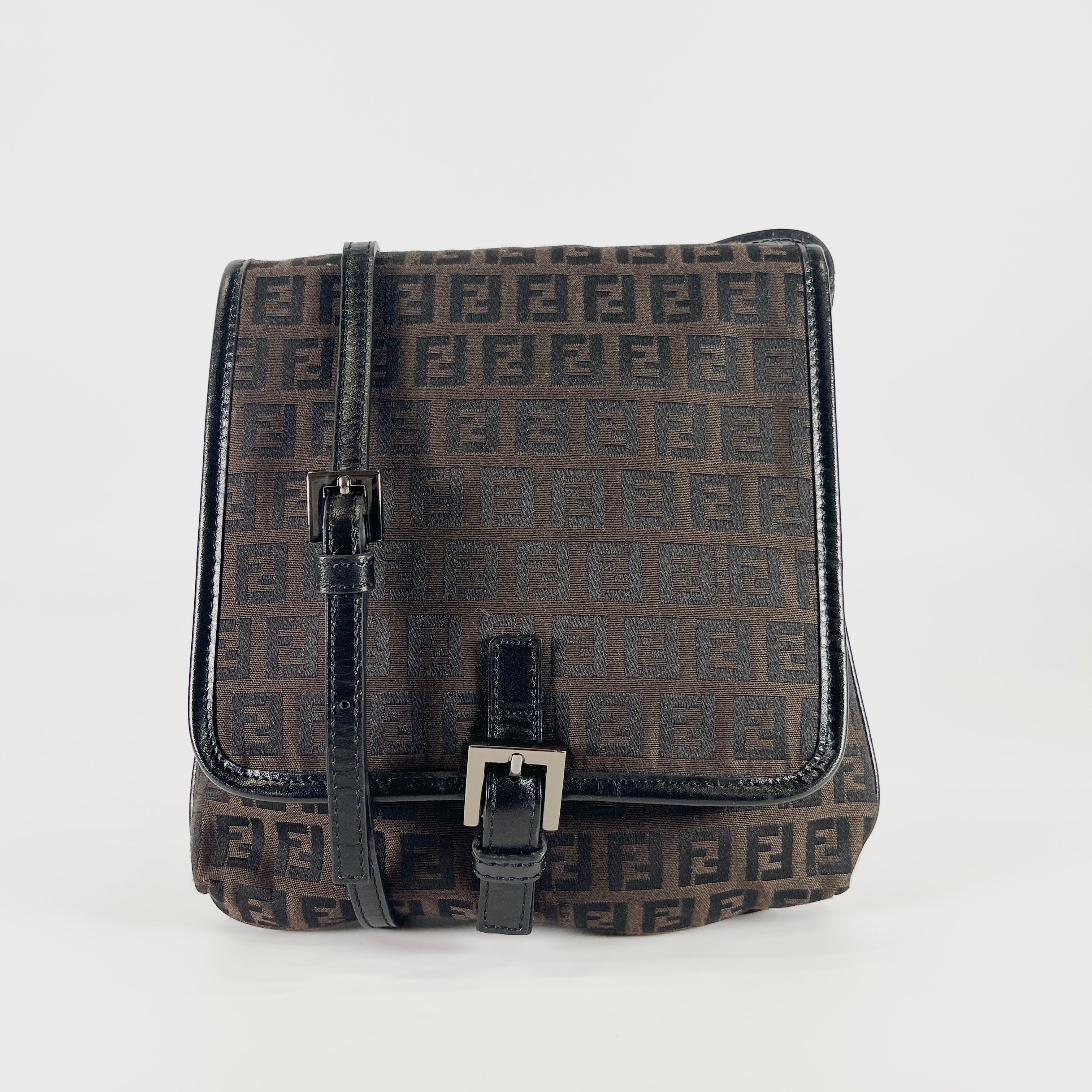 2602 secondhand FENDI Zucchino Shoulder bag