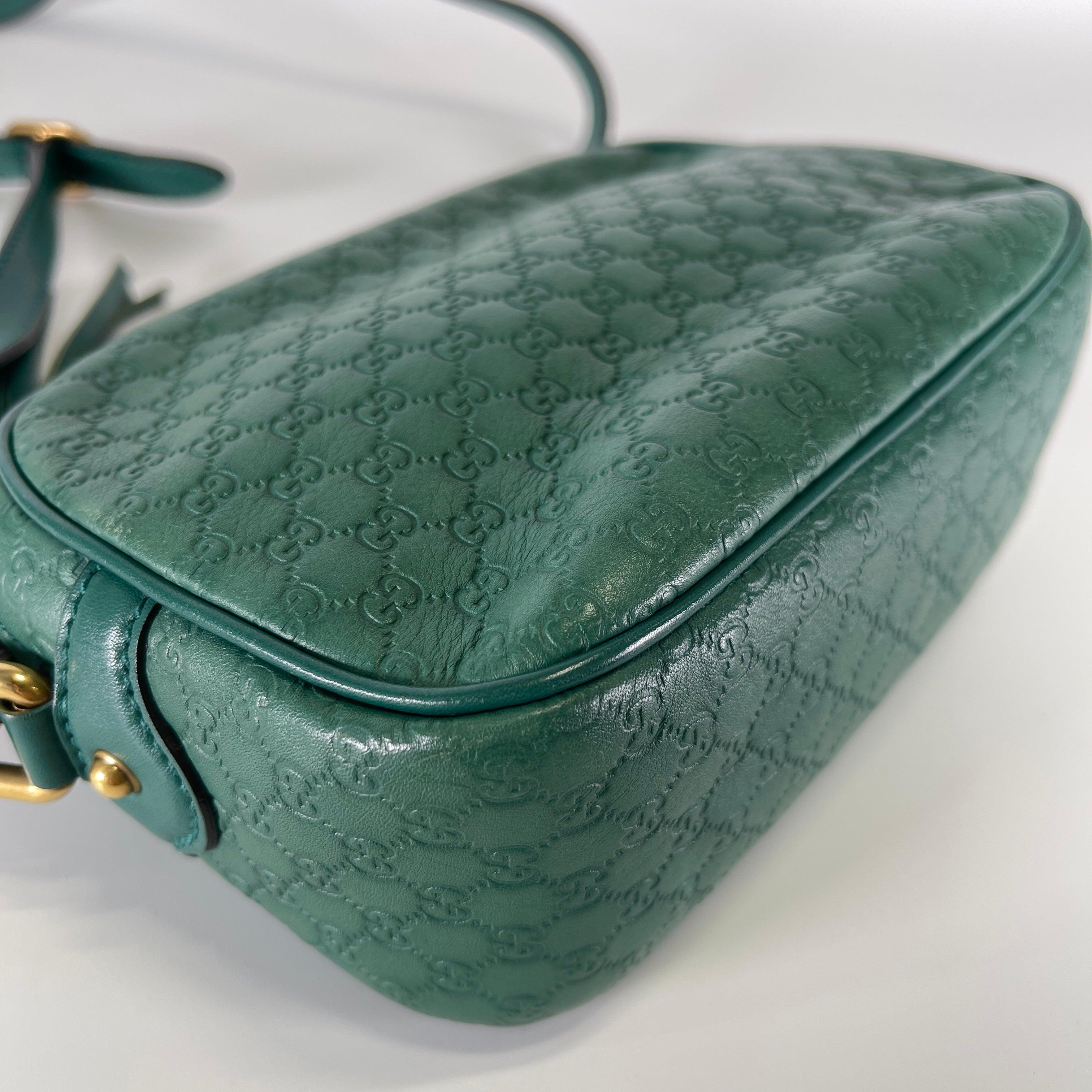 2604 secondhand GUCCI Micro Guccissima Shoulder bag