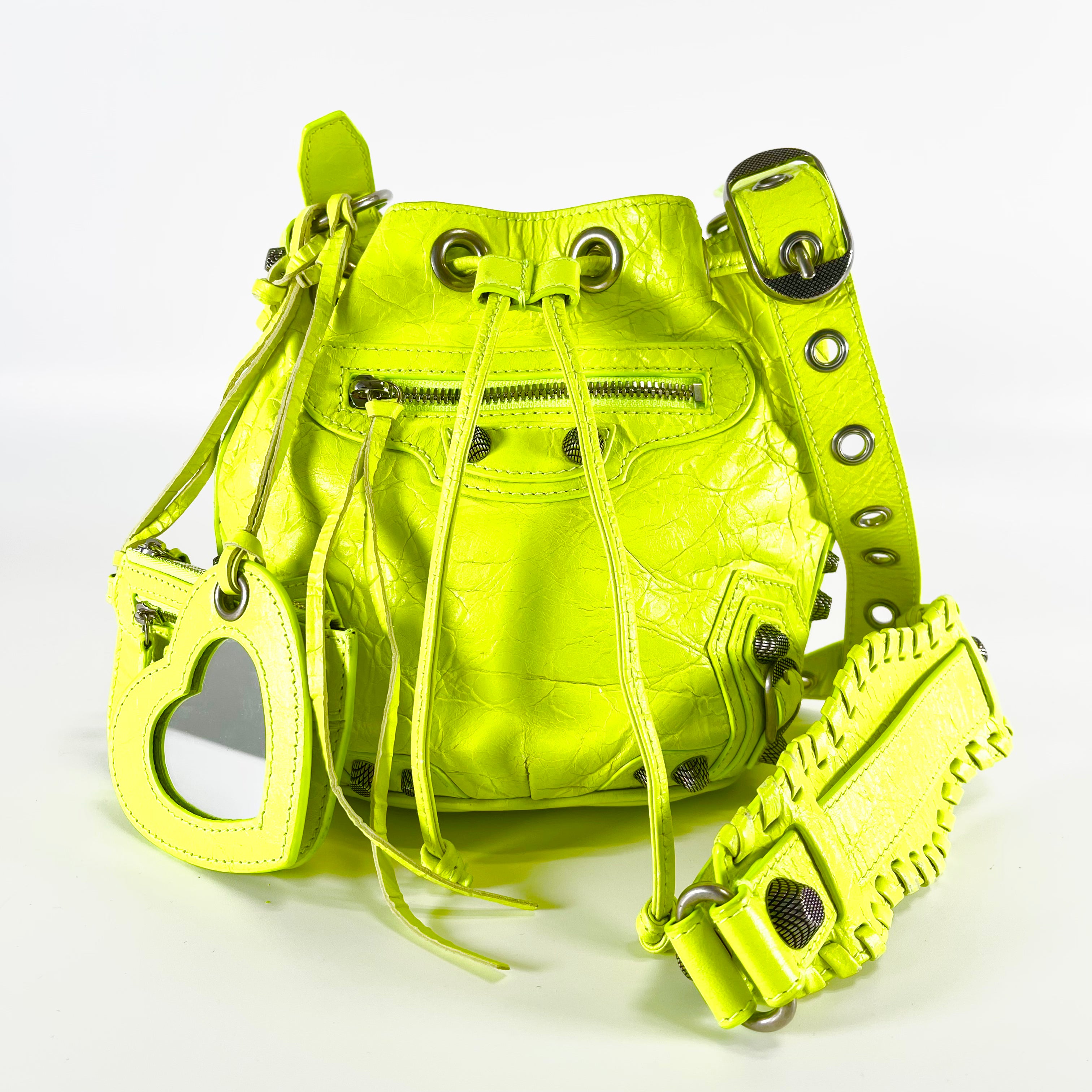 2602 secondhand BALENCIAGA basket Shoulder bag XS