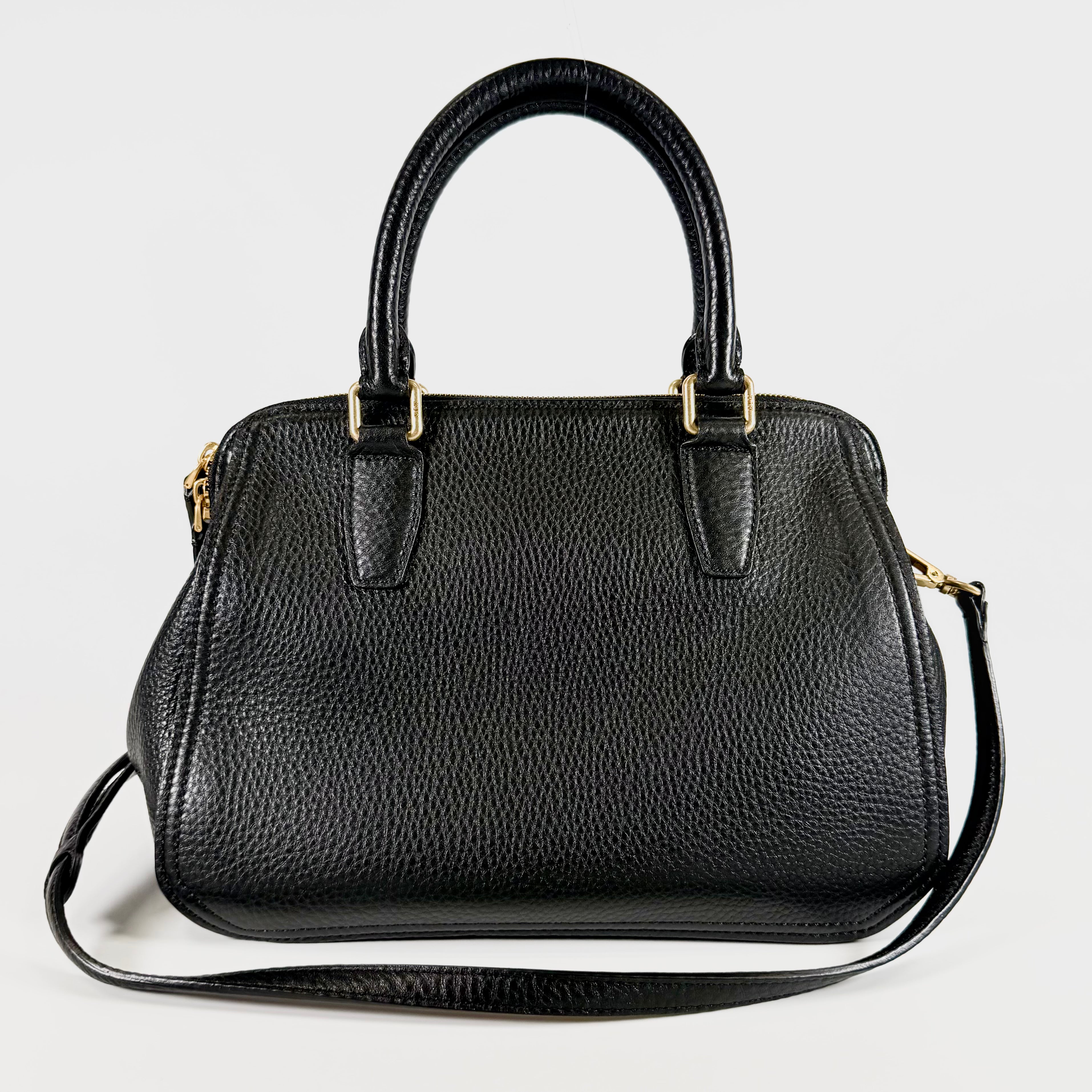 2608 secondhand MCM hand bag 2WAY hand bag black
