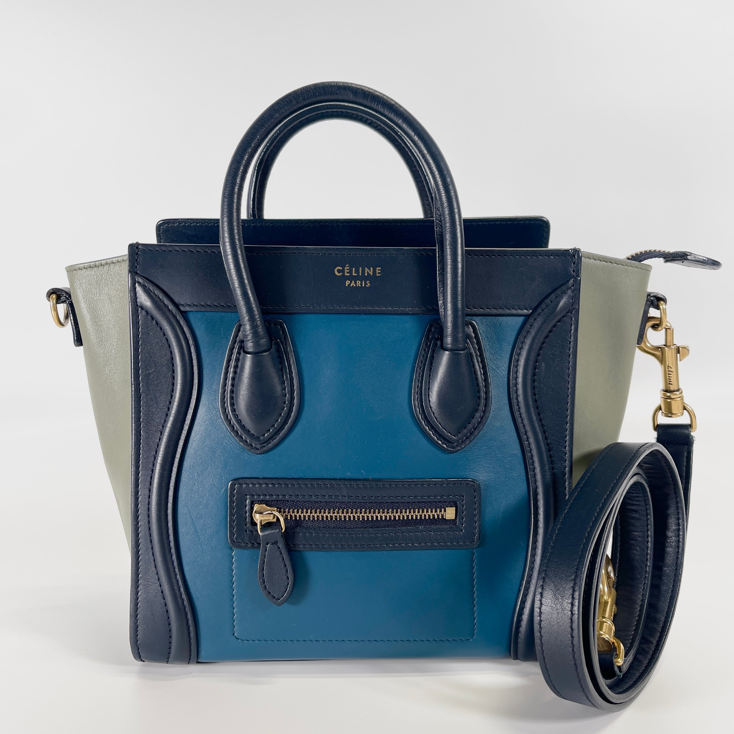 2603 secondhand CELINE Luggage Nano Shopper F GA 0154