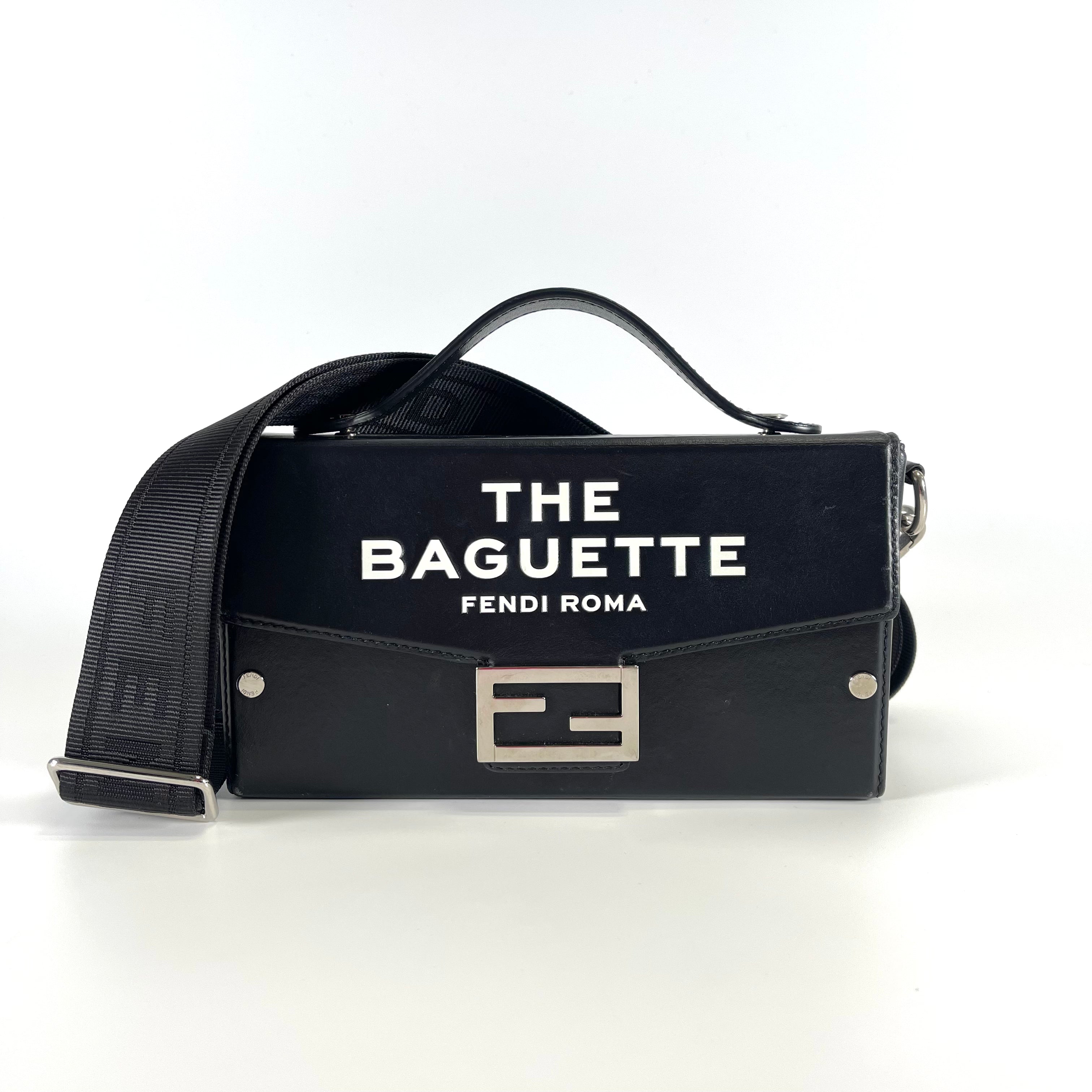 2601 FENDI 7VA565 leather soft trunk baguette hand bag