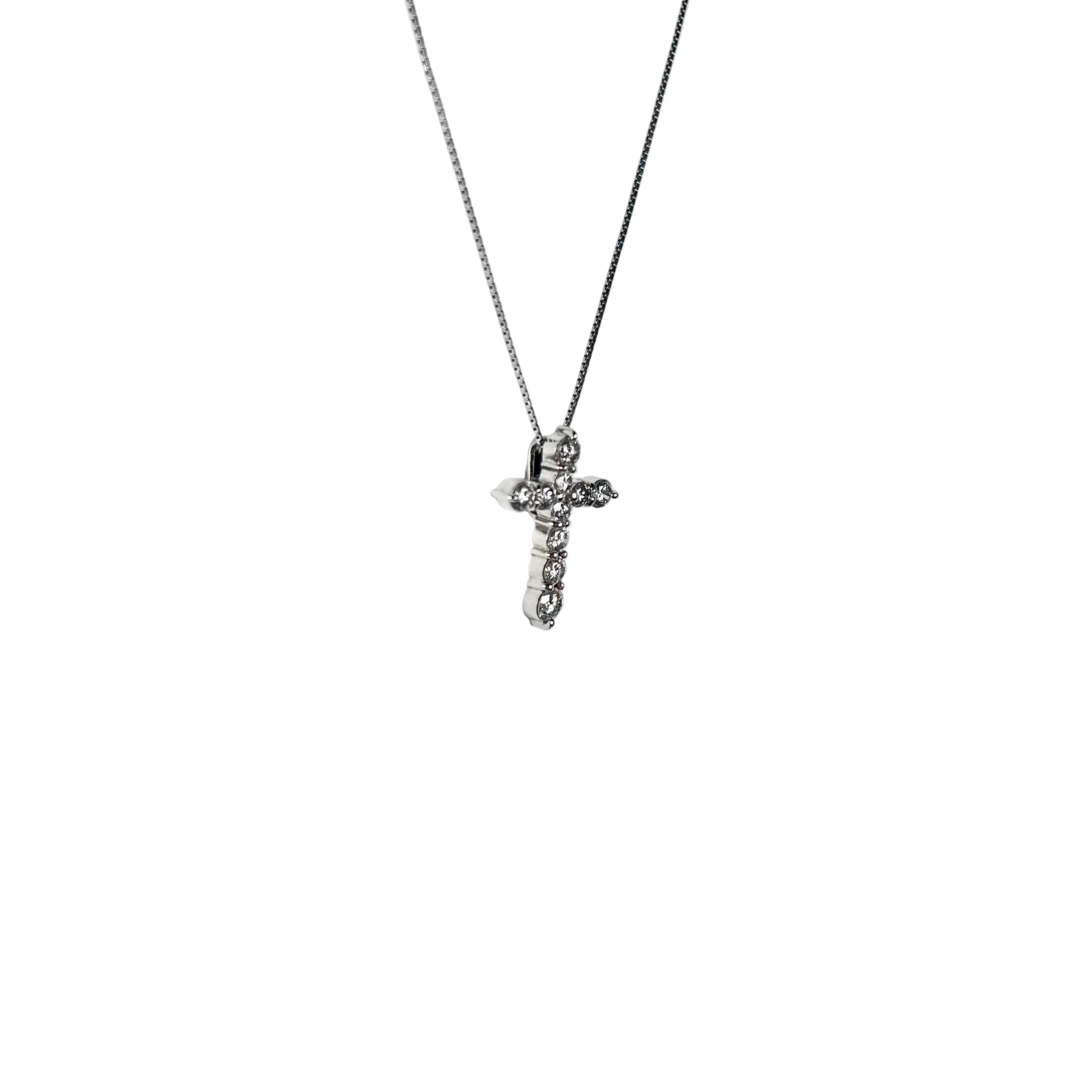 2601 secondhand (11269 0202)D1.00ct PT900/850 4.8g necklace