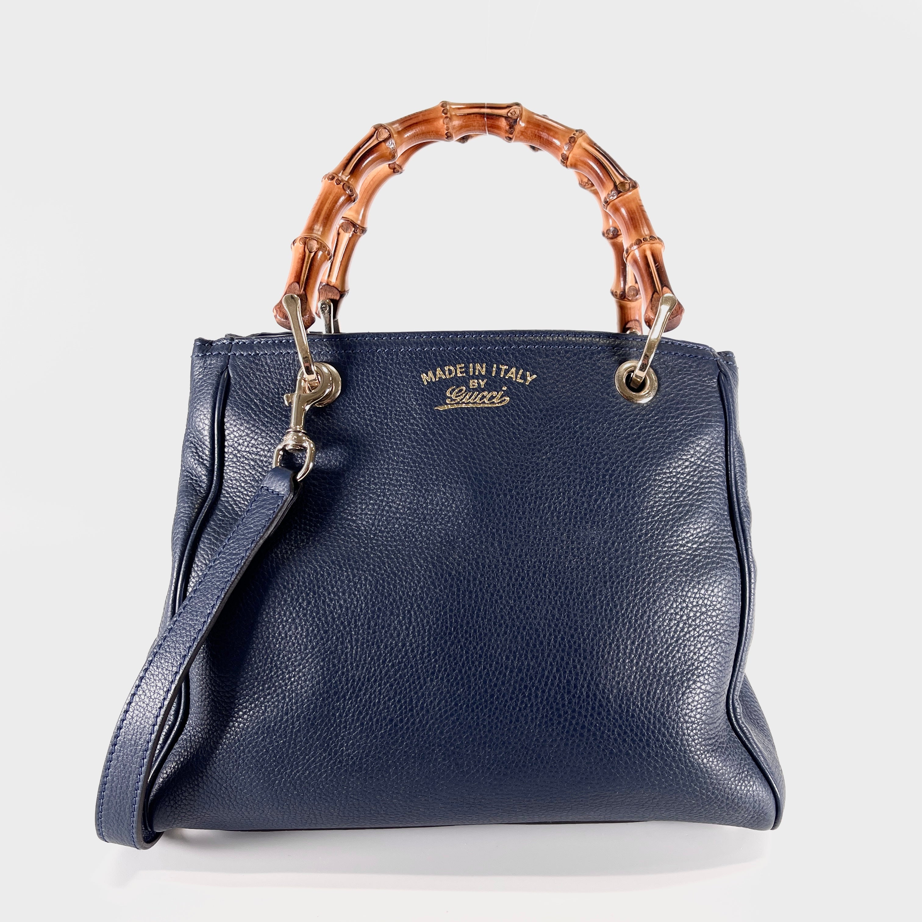 2605 secondhand GUCCI Bamboo 2Way bag
