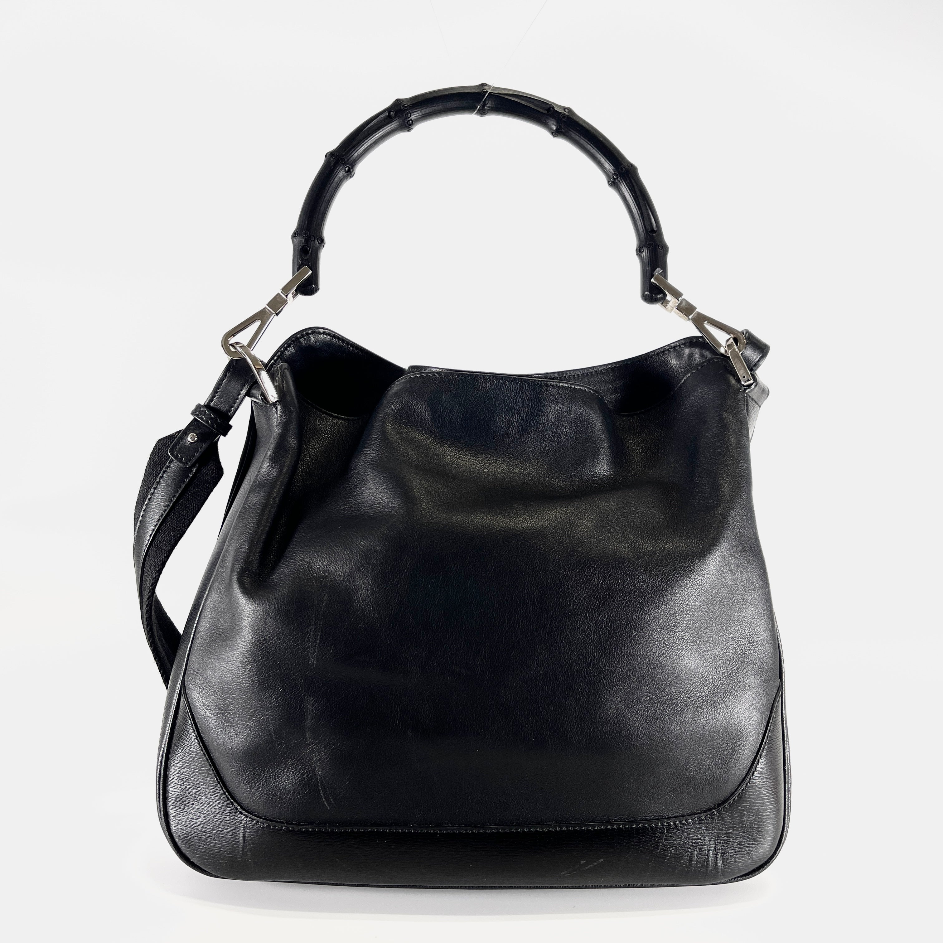 2605 secondhand GUCCI Bamboo 2Way bag