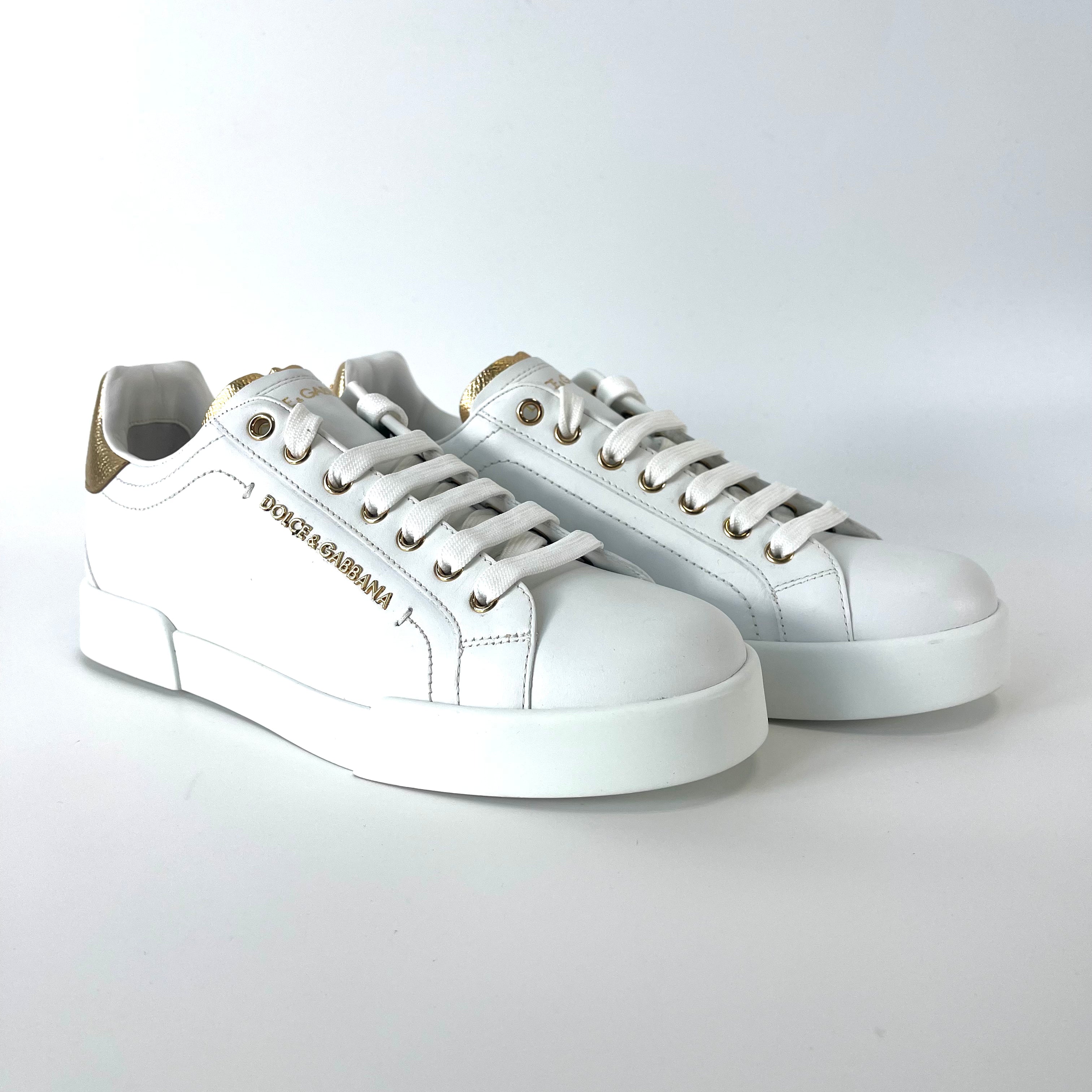 2512 DOLCE&GABBANA sneakers #40 WH× gold