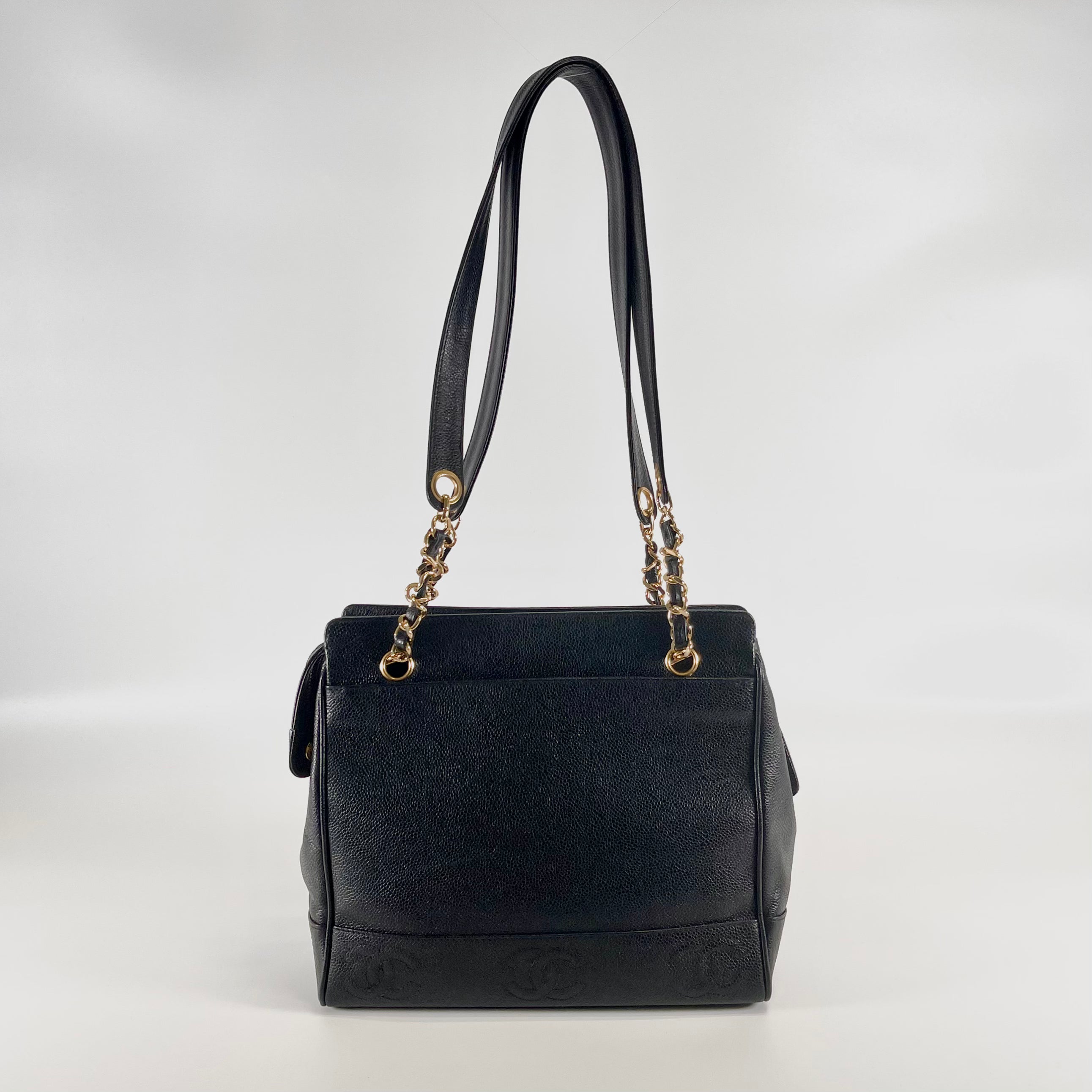 2511 CHANEL Triple Coco Chain Tote Bag