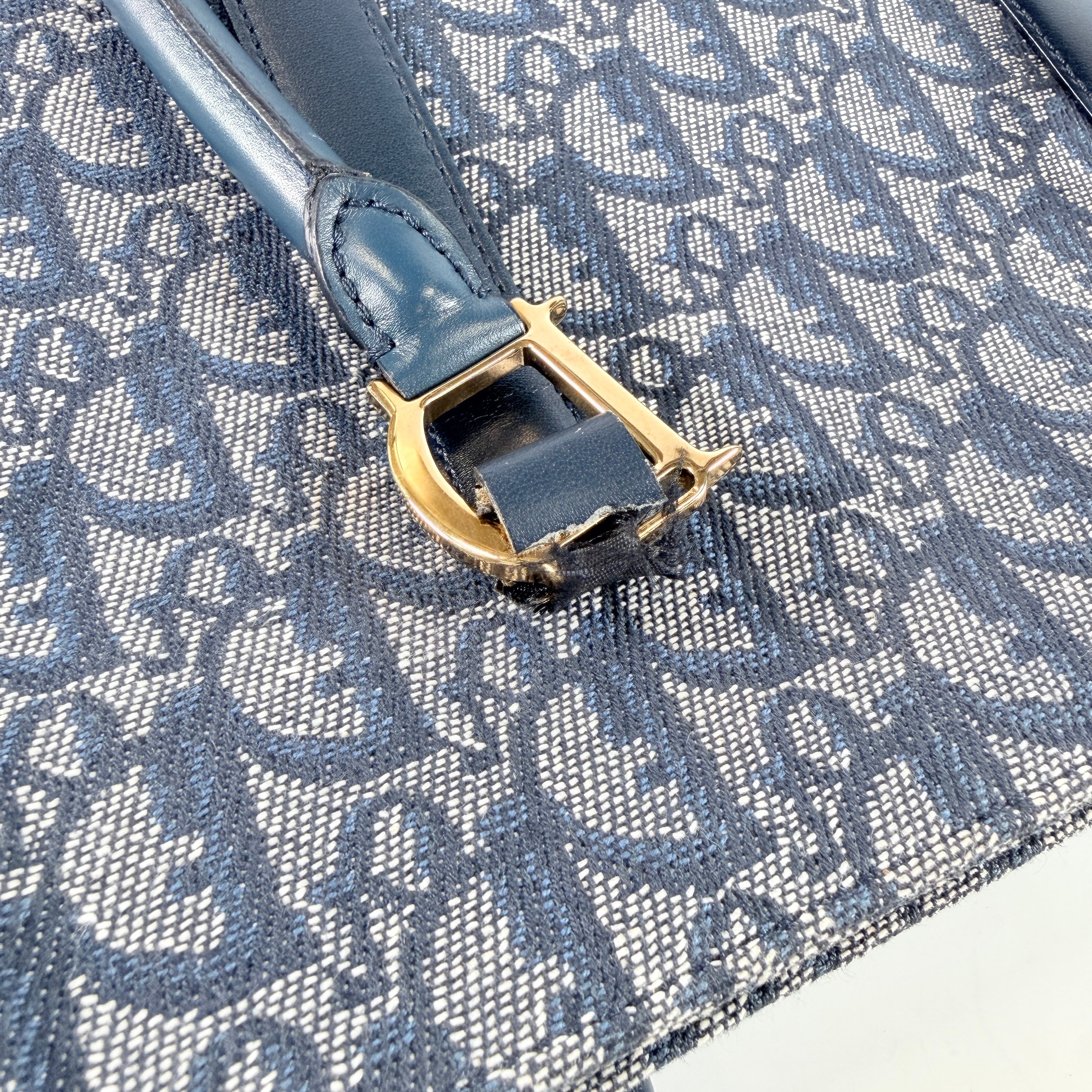 2607 secondhand Christian Dior Oblique Tote Bag