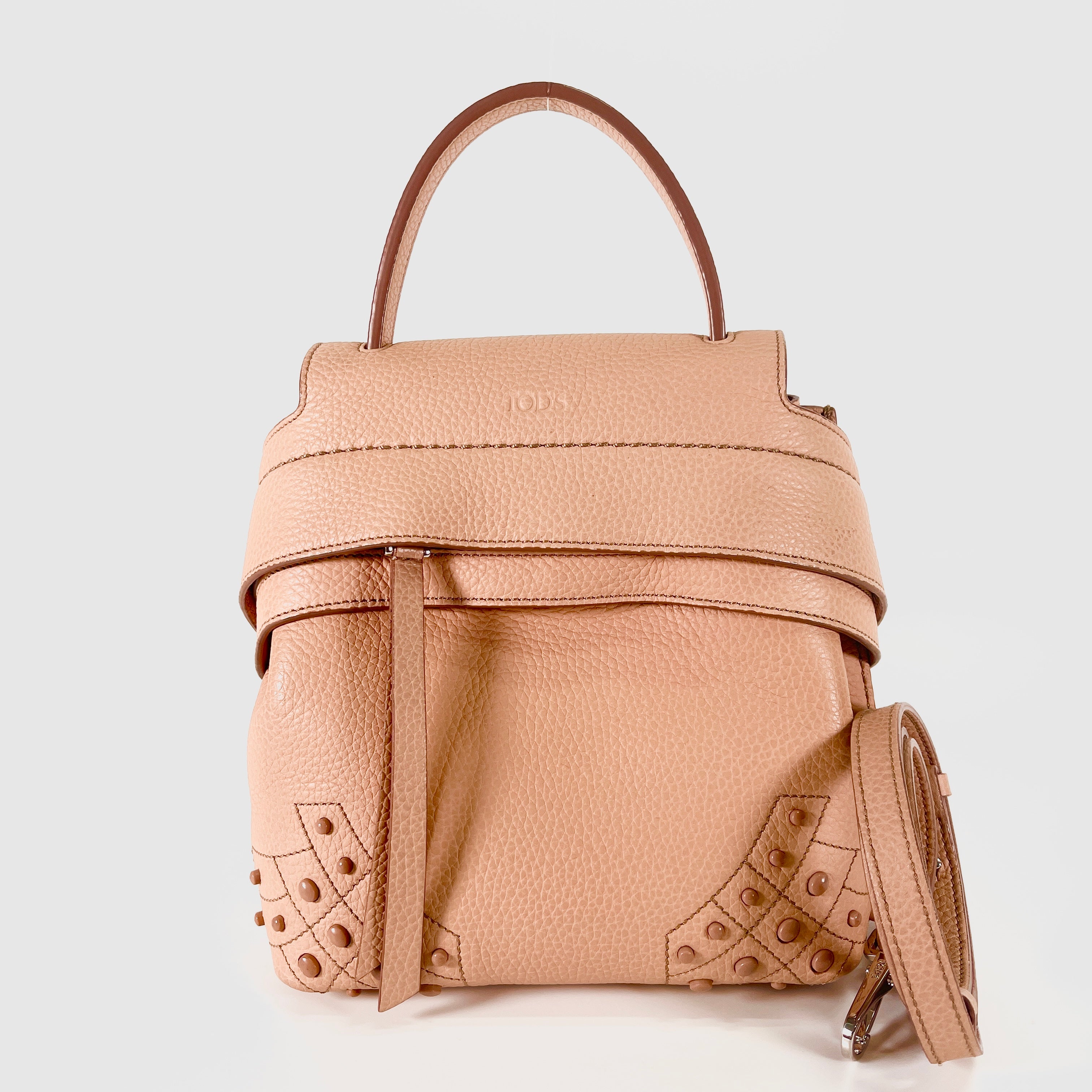 2603 secondhand TOD'S line mini leather 2WAY Shoulder bag shoulder bag / Crossbody Bag