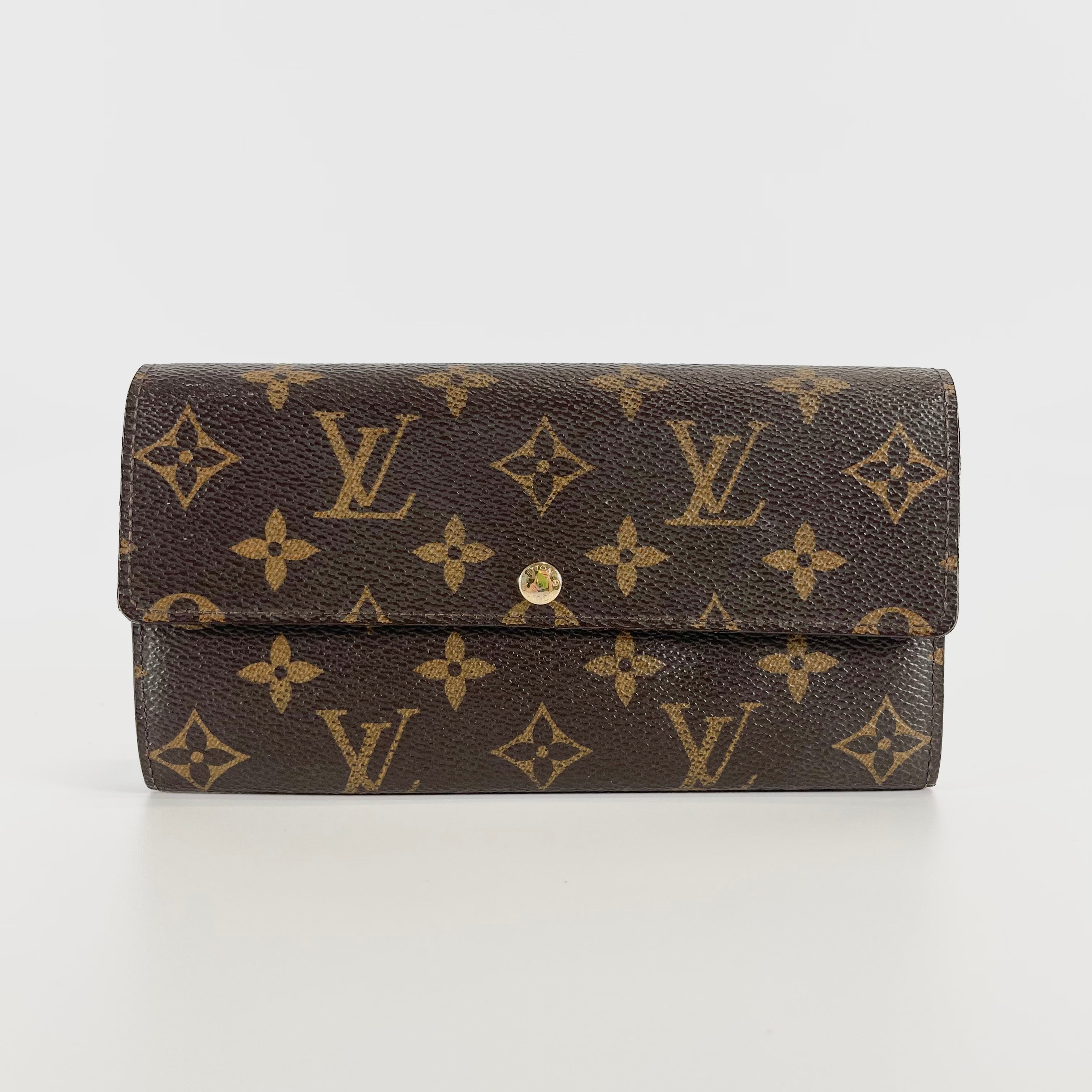 2602 secondhand LV Wallet M60104 Portefeuille Sarah CA8100