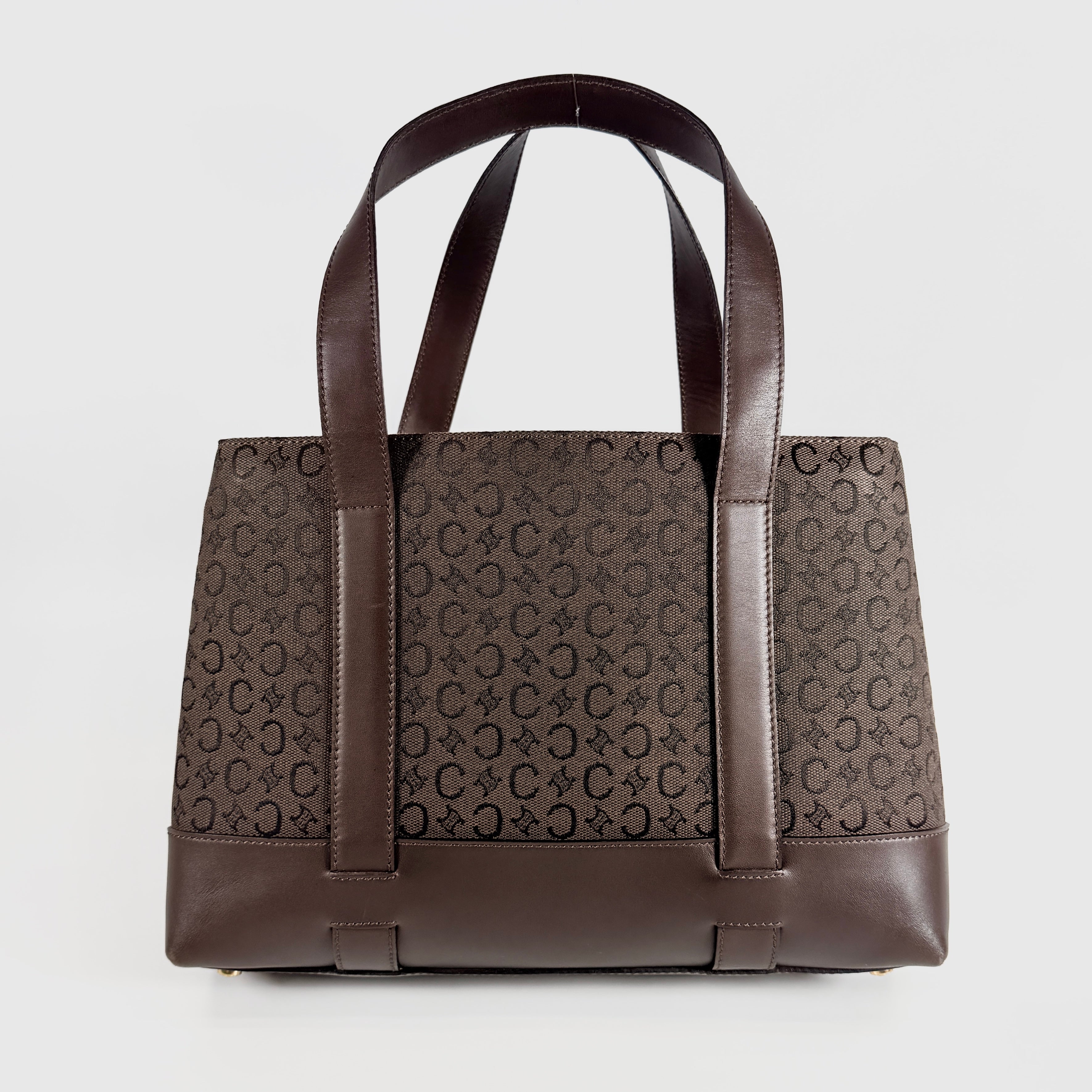 Celine C Macadam Canvas Tote Bag