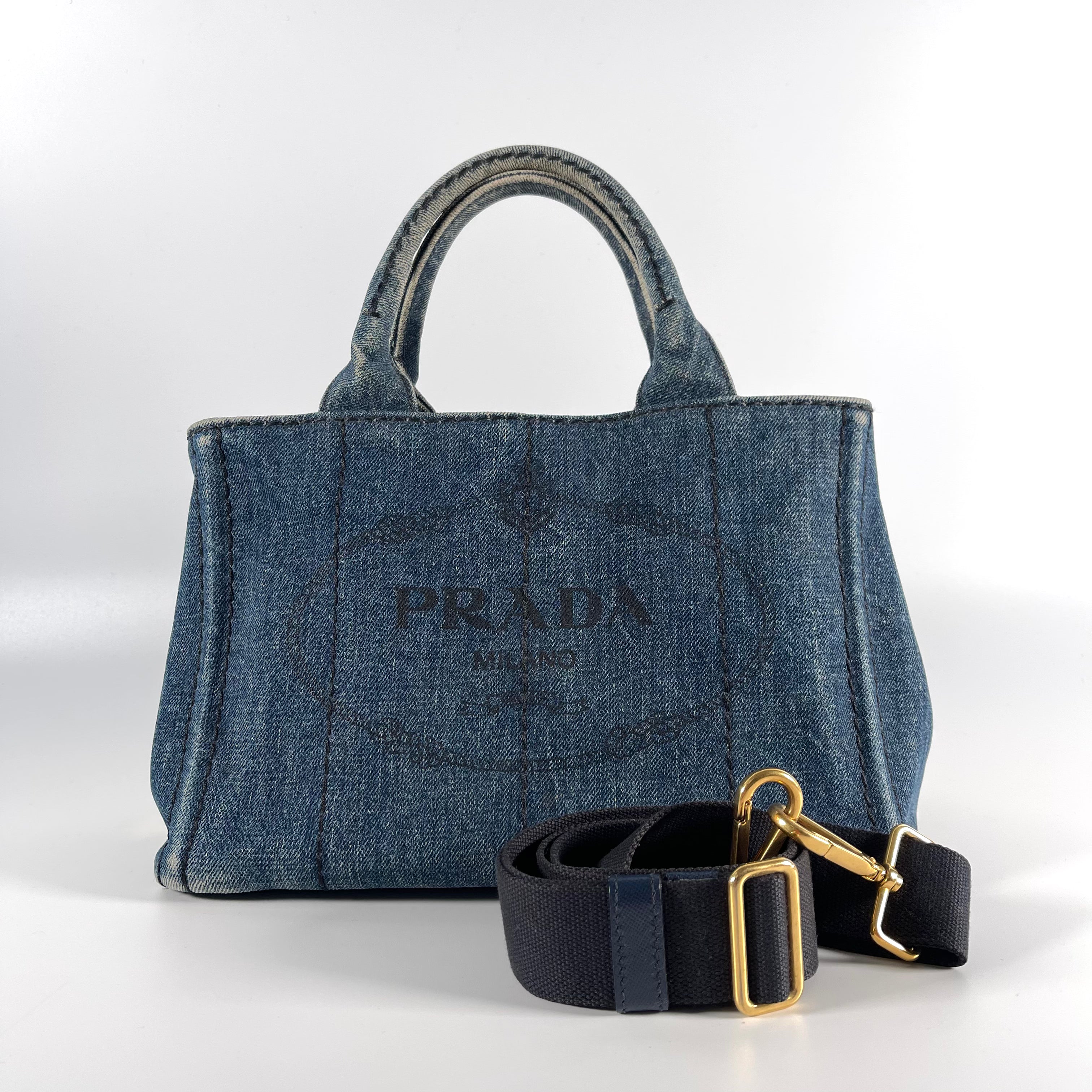 2512 secondhand  PRADA canapa totebag MINI