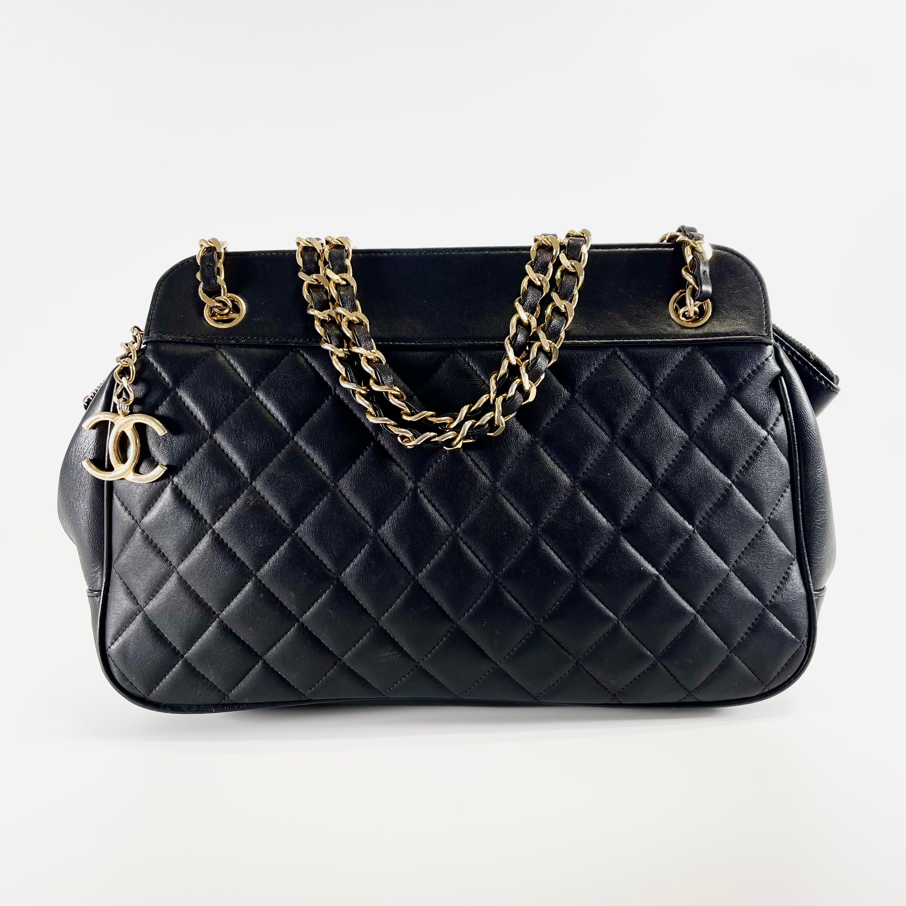 2602 secondhand CHANEL Rum chain Tote