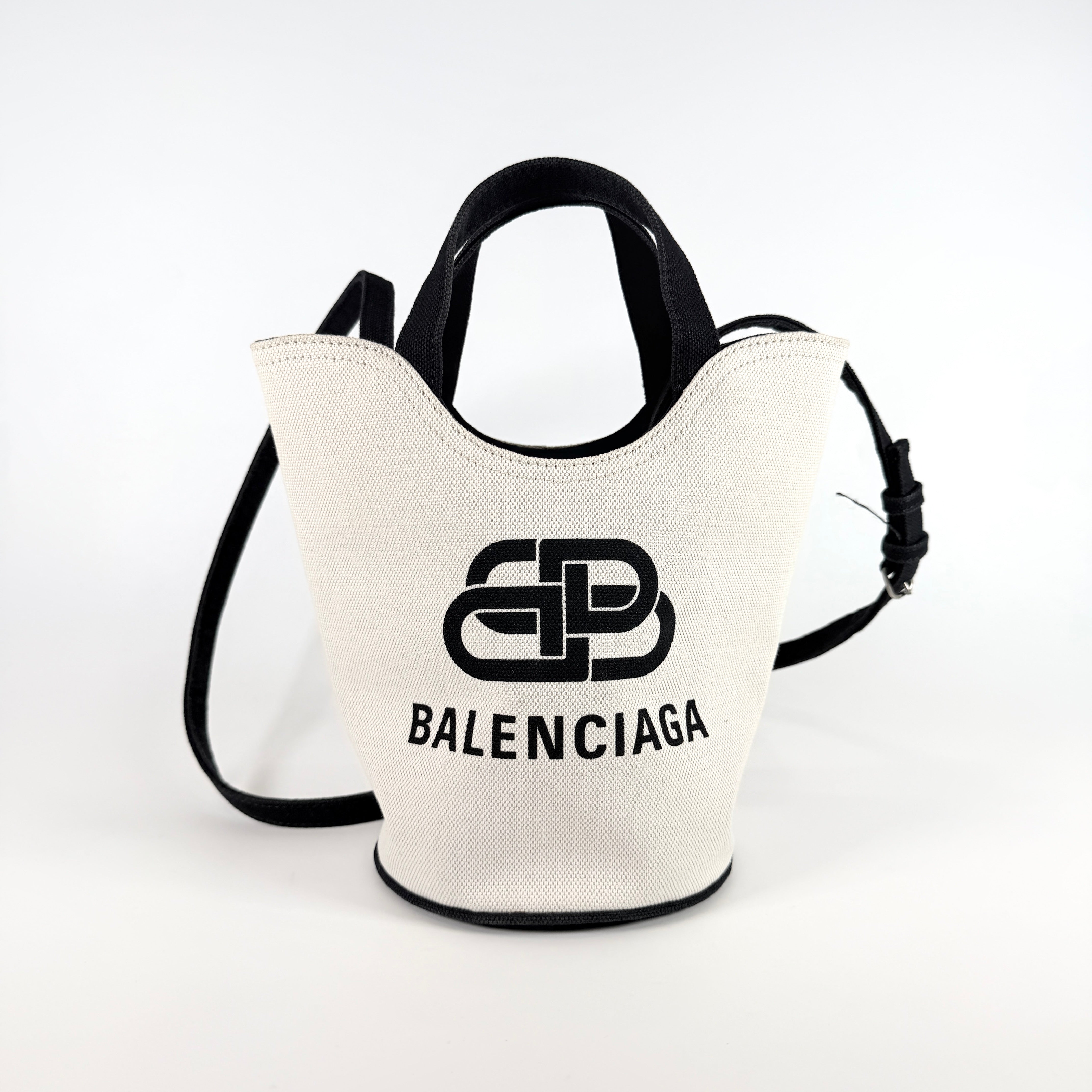 2608 secondhand BALENCIAGA 2Way Canvas Bag