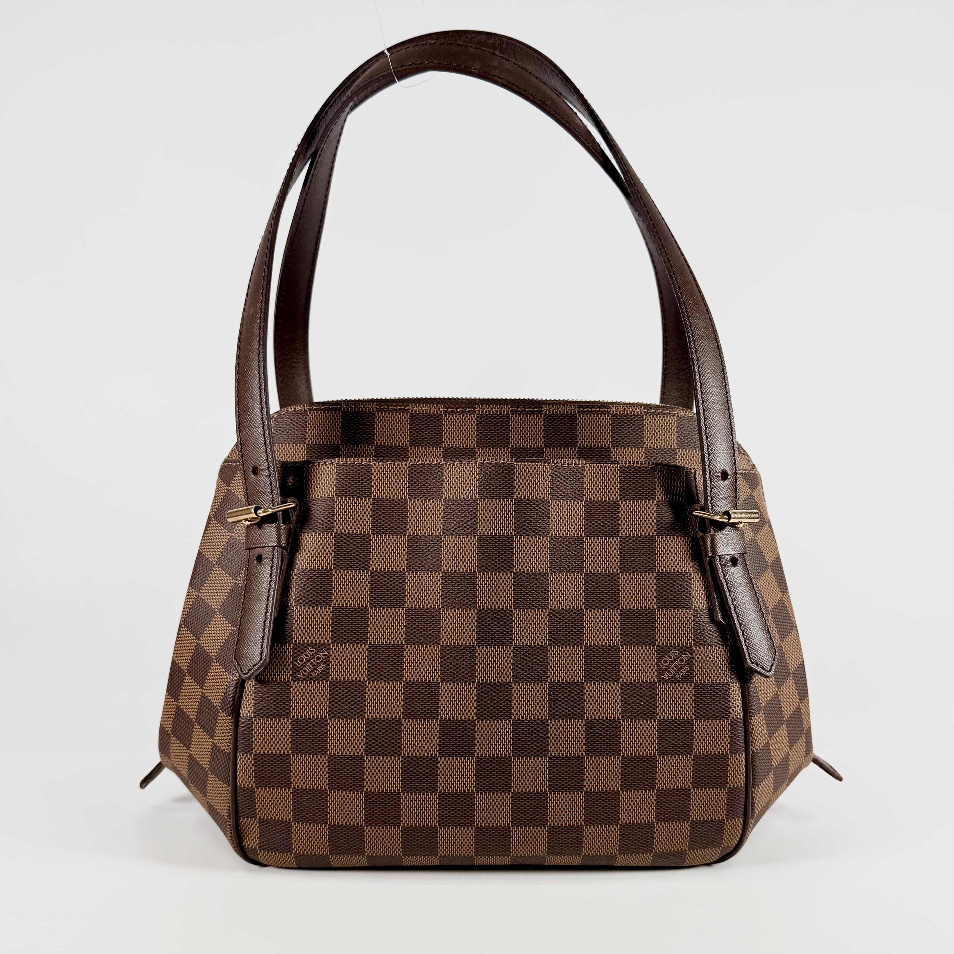 2608 secondhand LV Damier Belem MM N51174 AR2088 Brown